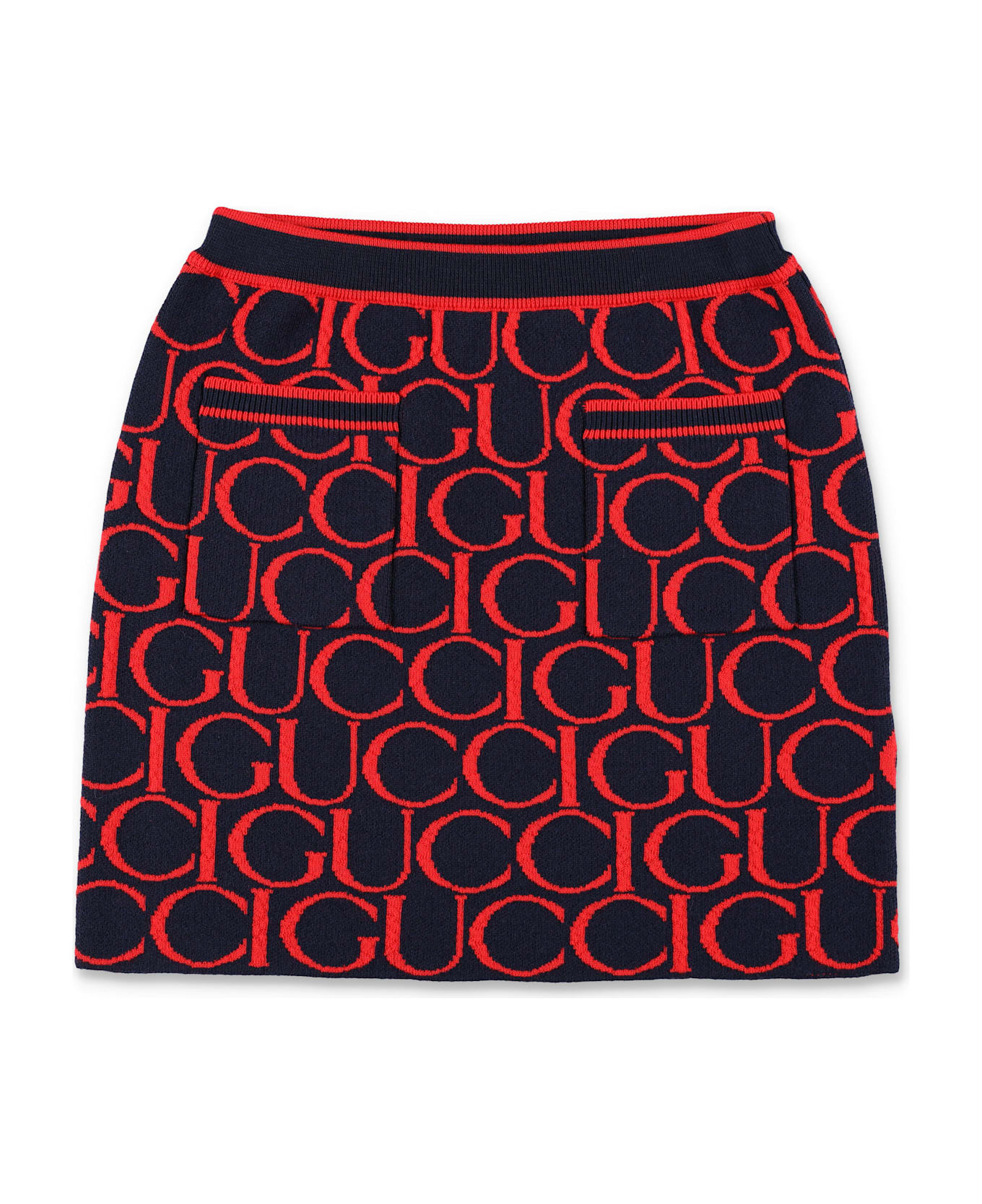 Gucci Kid - Knit Skirt - ROSSO MULTI
