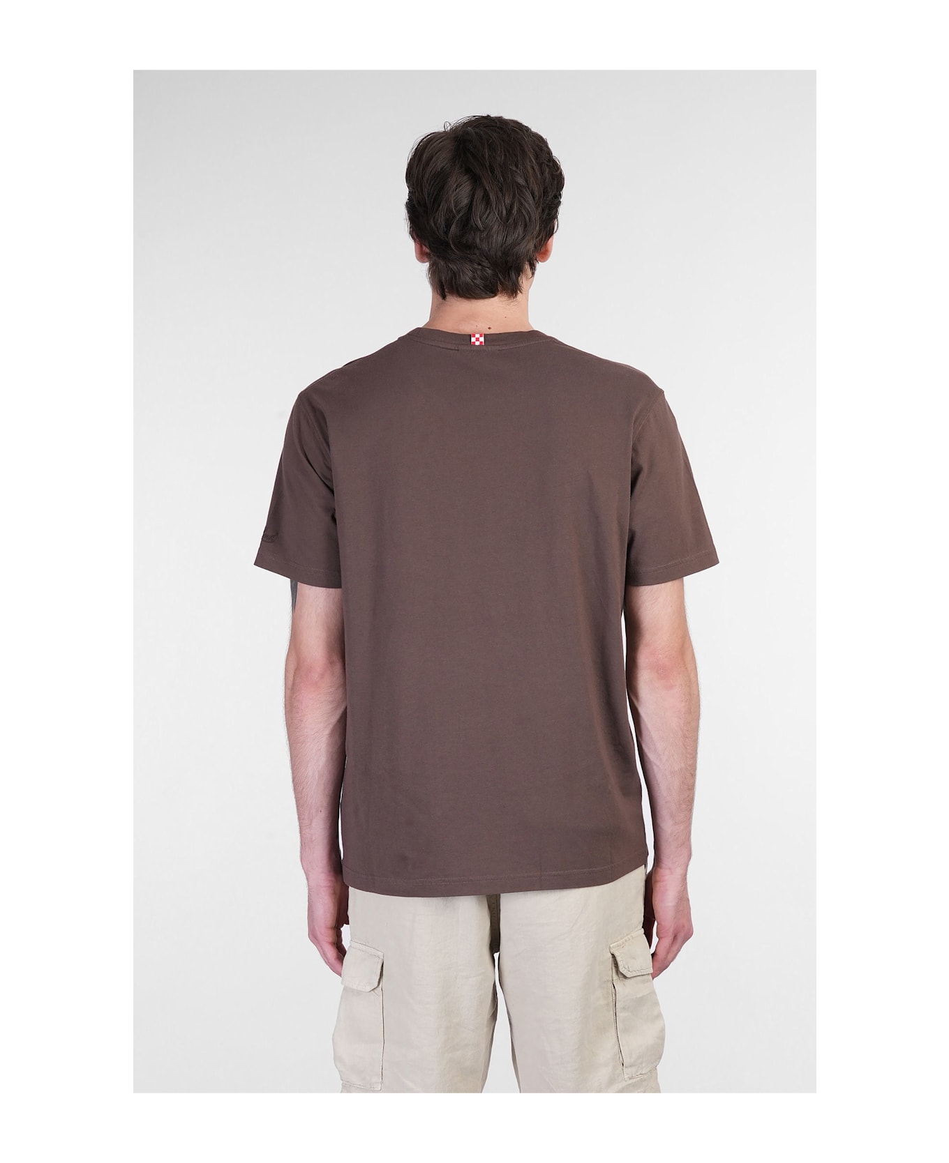 MC2 Saint Barth Dover L T-shirt In Brown Cotton - brown