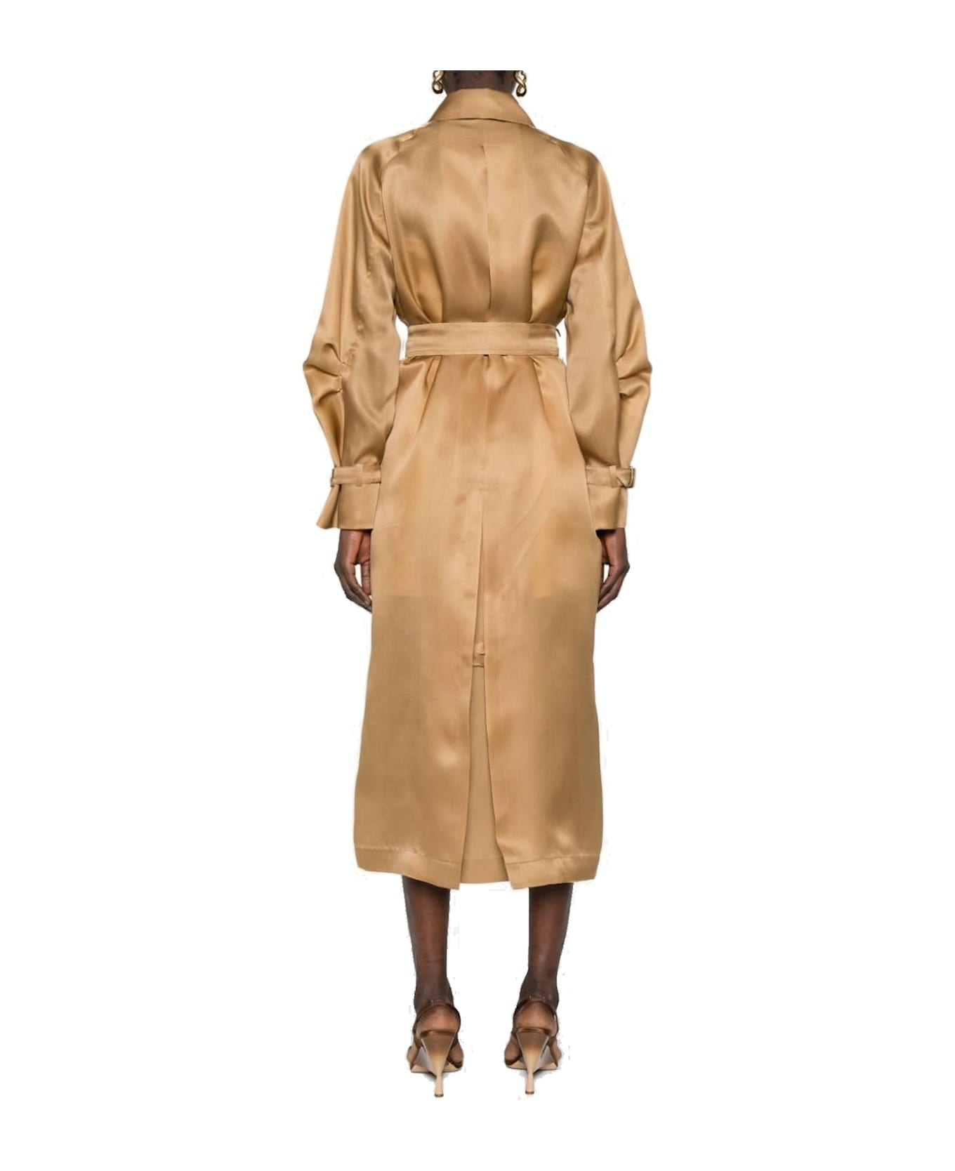 Max Mara Sfilata 
sacco
 Silk Trench - Brown