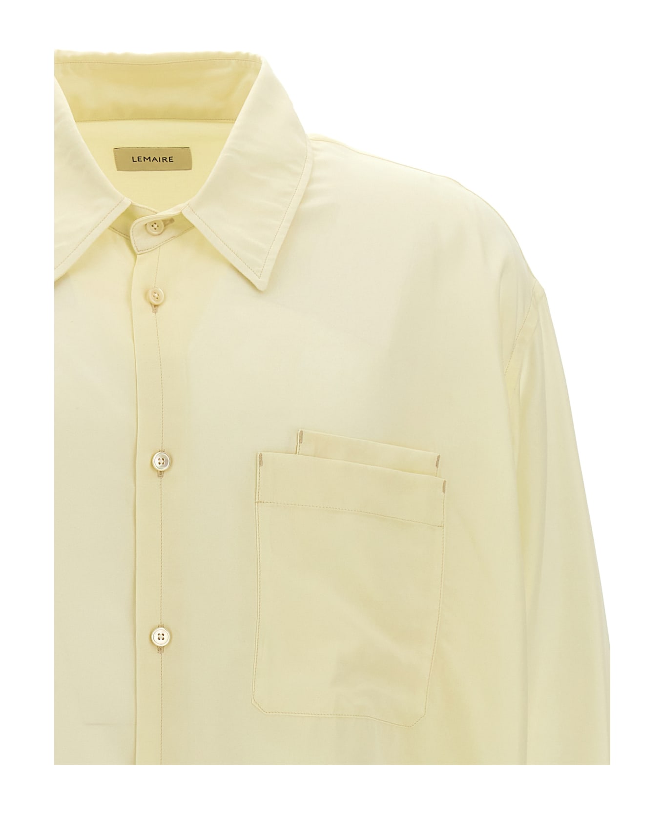 Lemaire 'double Pocket' Shirt - White シャツ