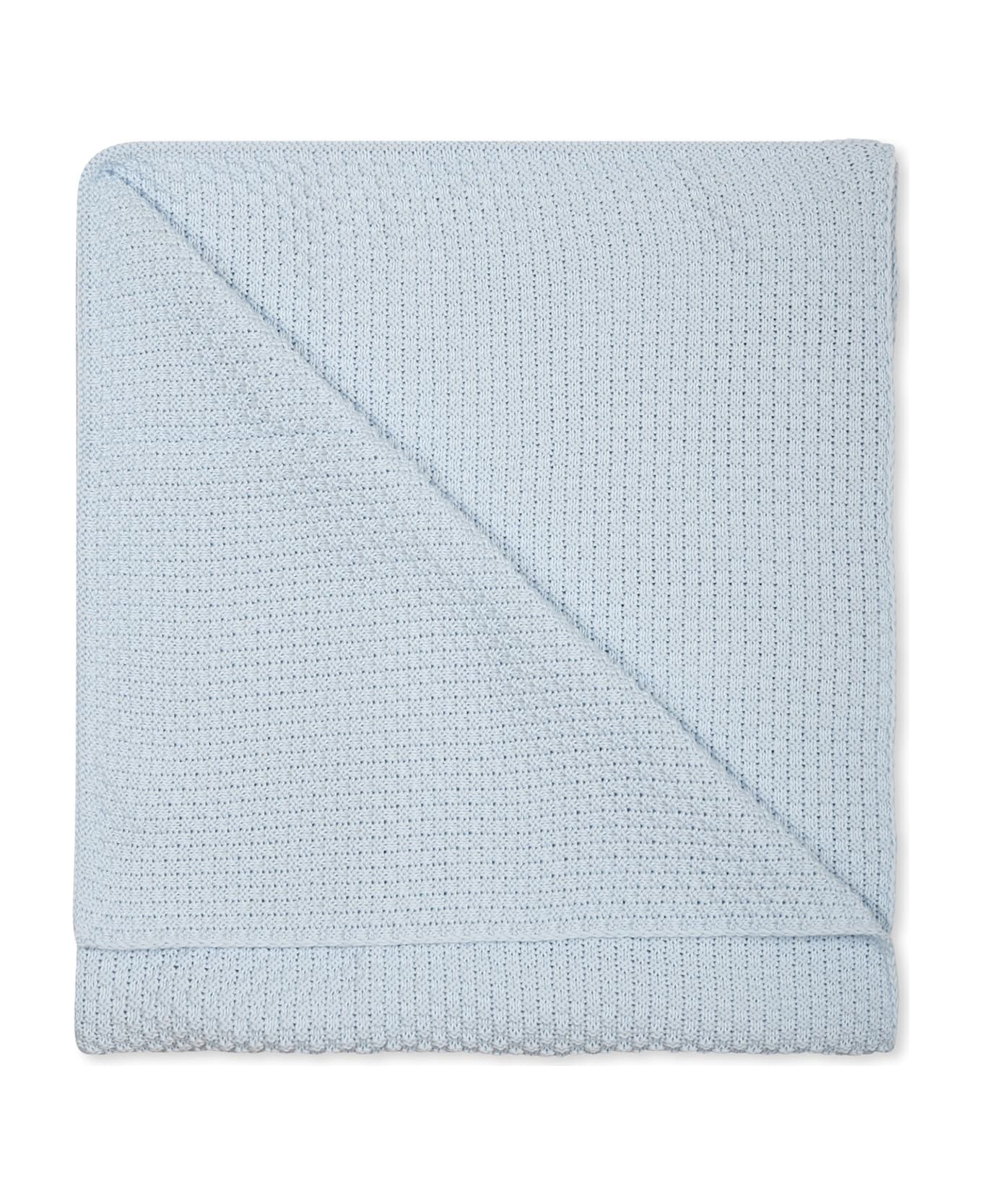 Little Bear Light Blue Blanket For Baby Boy - Light Blue
