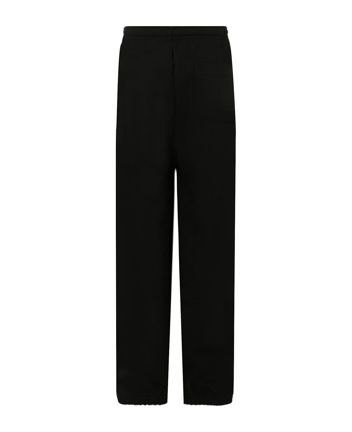 Diesel Black Trousers For Bambino With Logo - Black