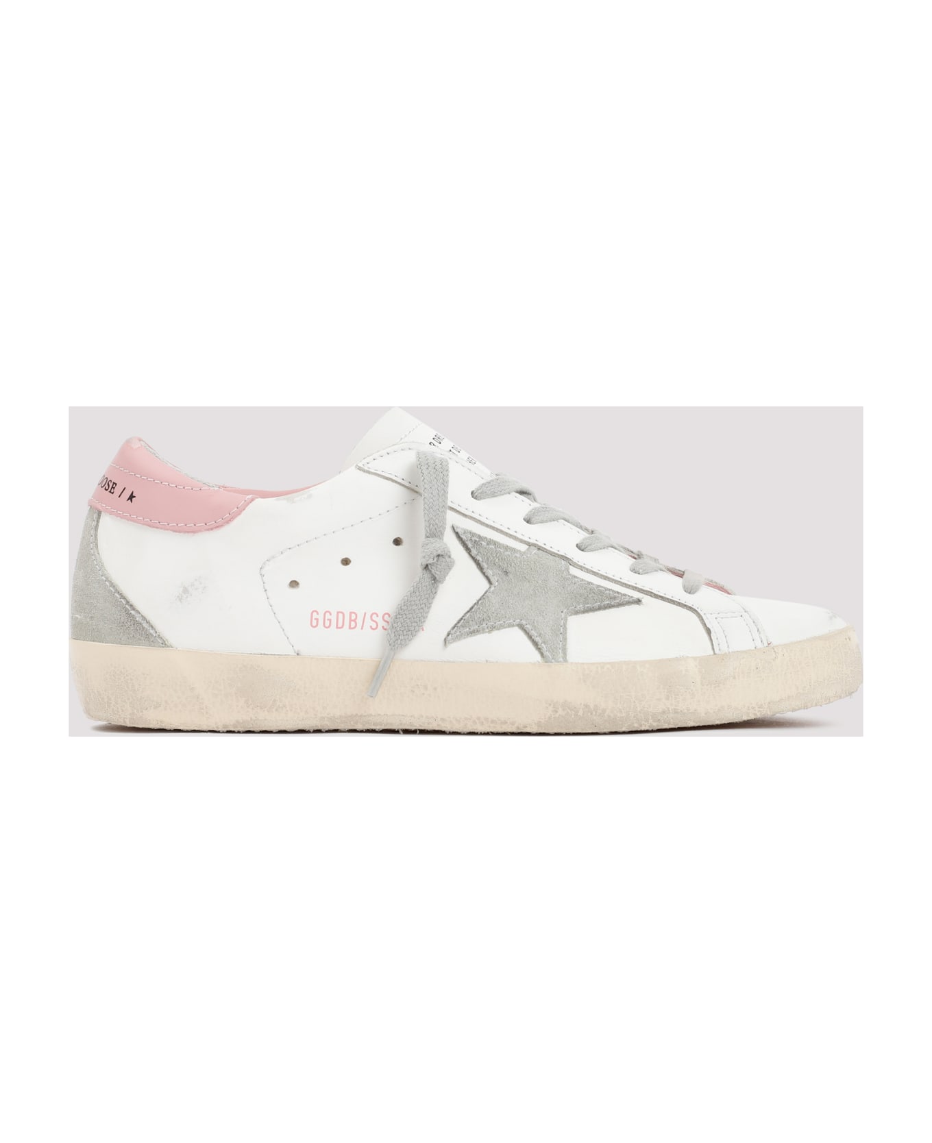 Golden Goose Superstar Leather Sneakers - White Ice Light Pink