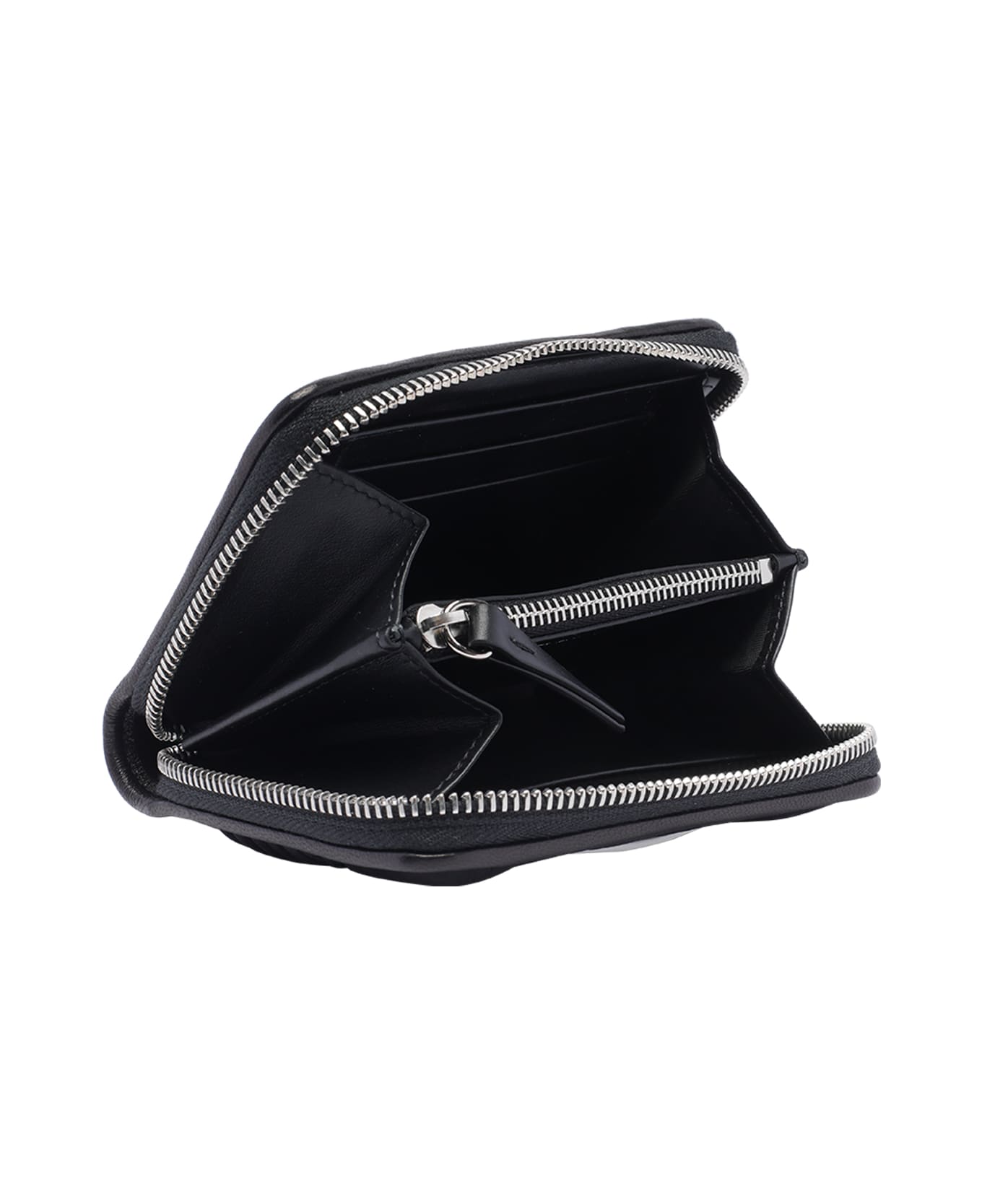Maison Margiela Logo Padded Wallet - Black
