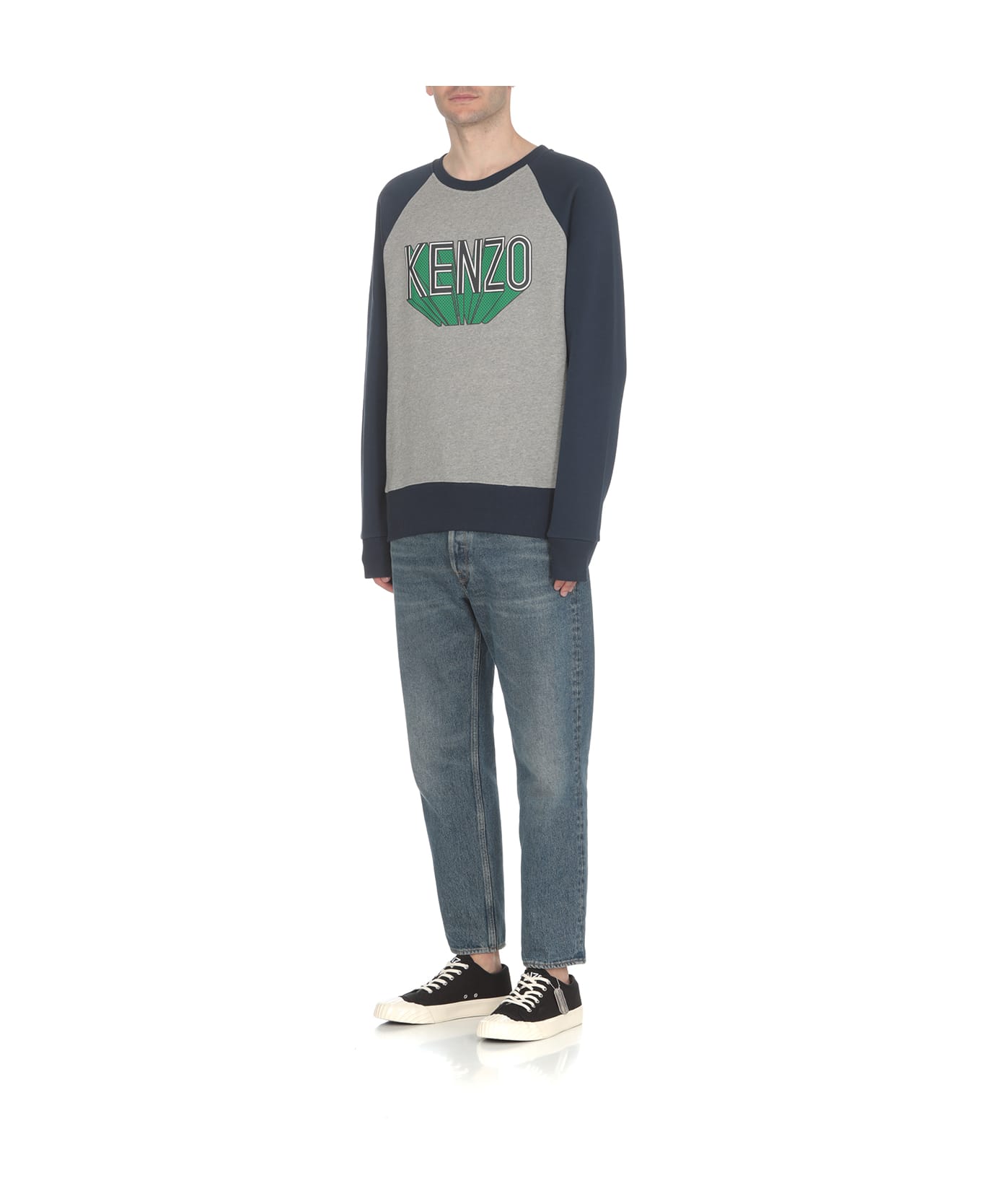 Kenzo Sweatshirt With Logo - MultiColour フリース