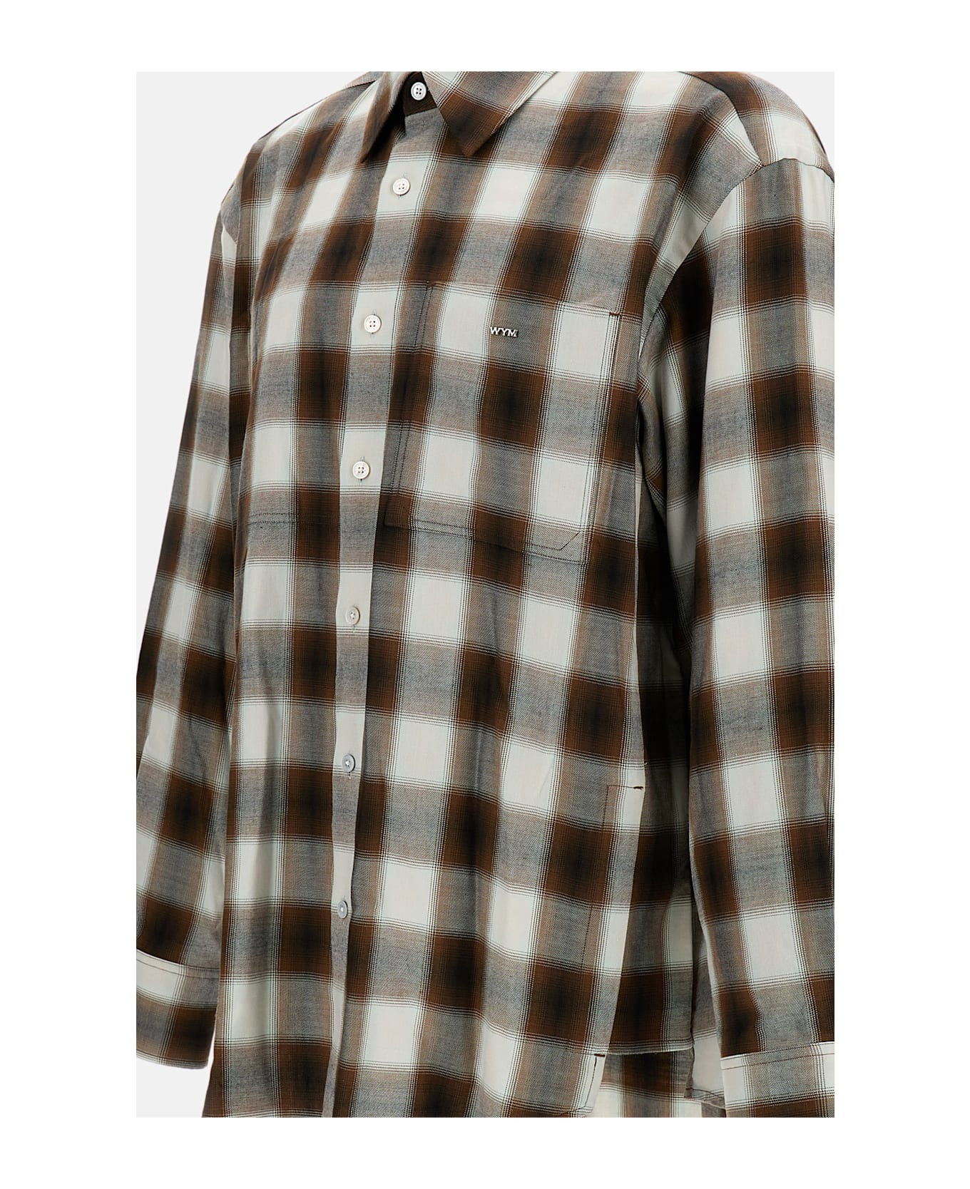 WOOYOUNGMI Checked Shirt - Green