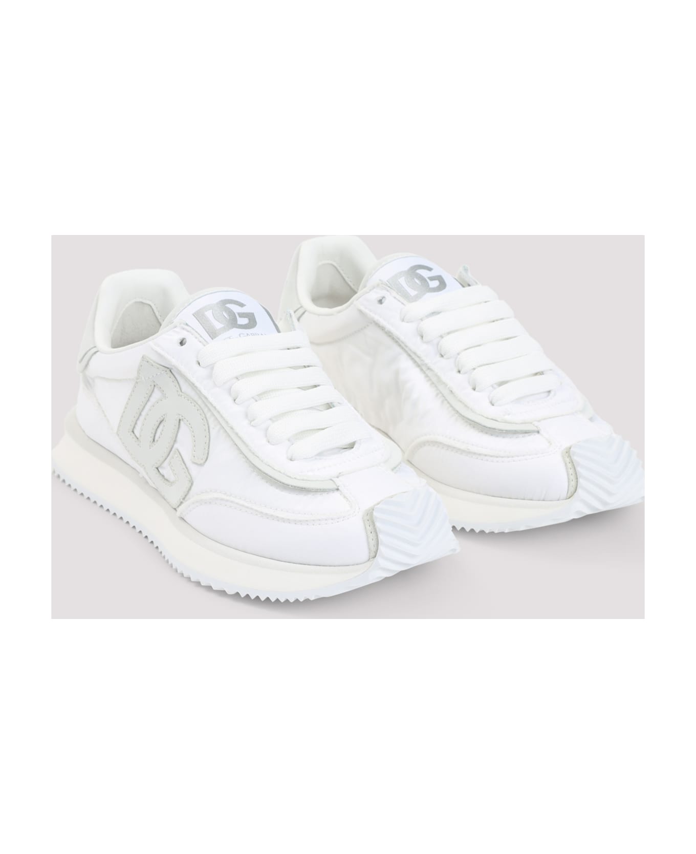 Dolce & Gabbana Polyester Sneakers - Bianco