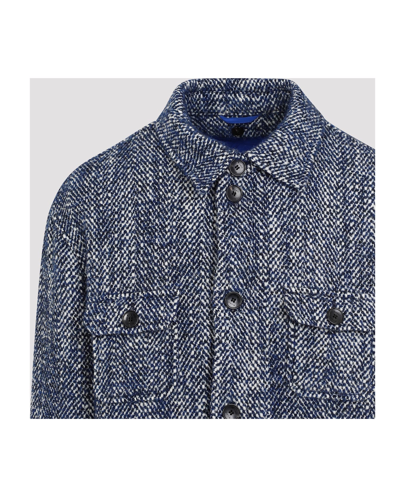 Etro Chevron Wool Jacket - Bicolor