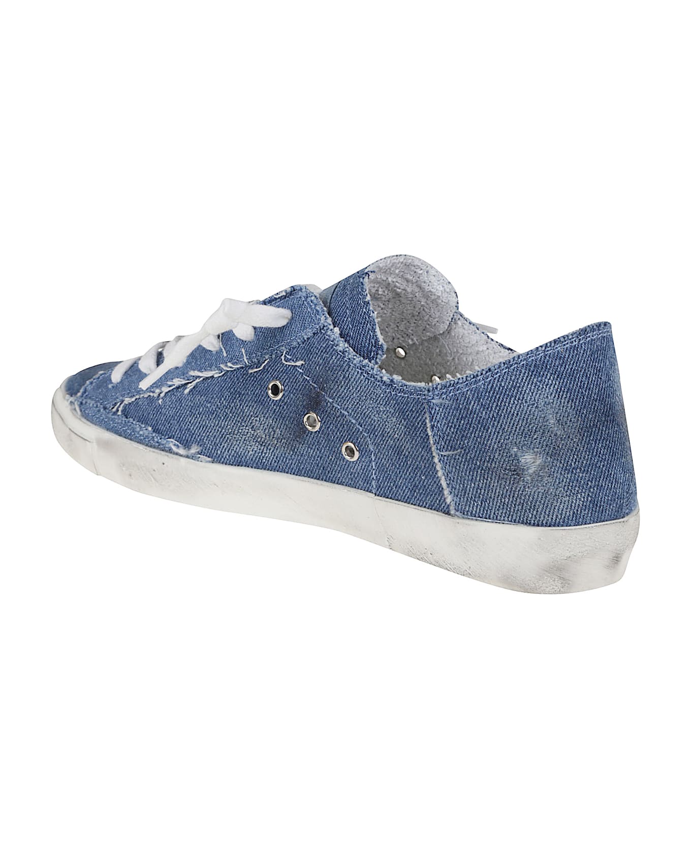 Philippe Model Prsx Low Woman - Legere Sabot Denim Denim Blue