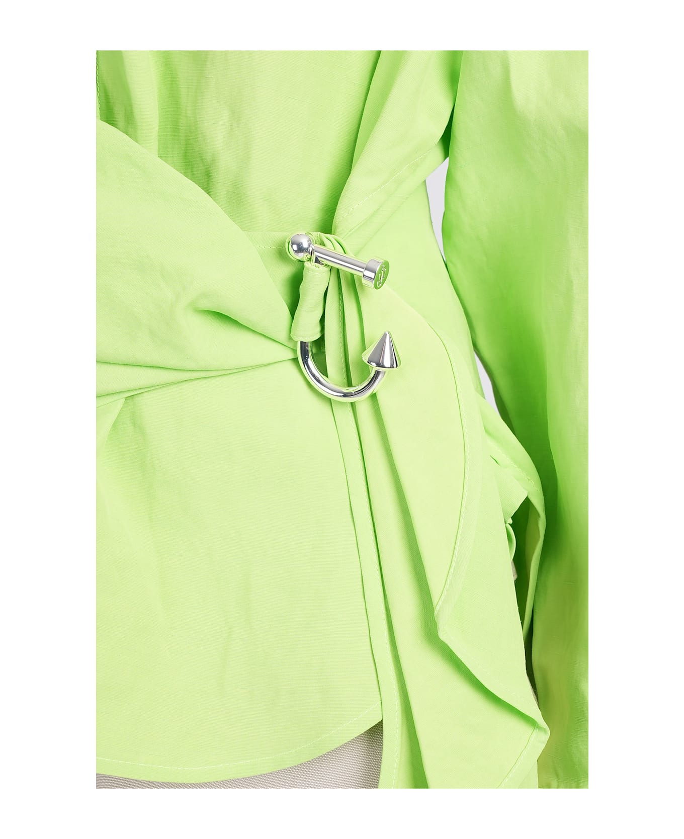 J.W. Anderson Shirt In Green Viscose - green