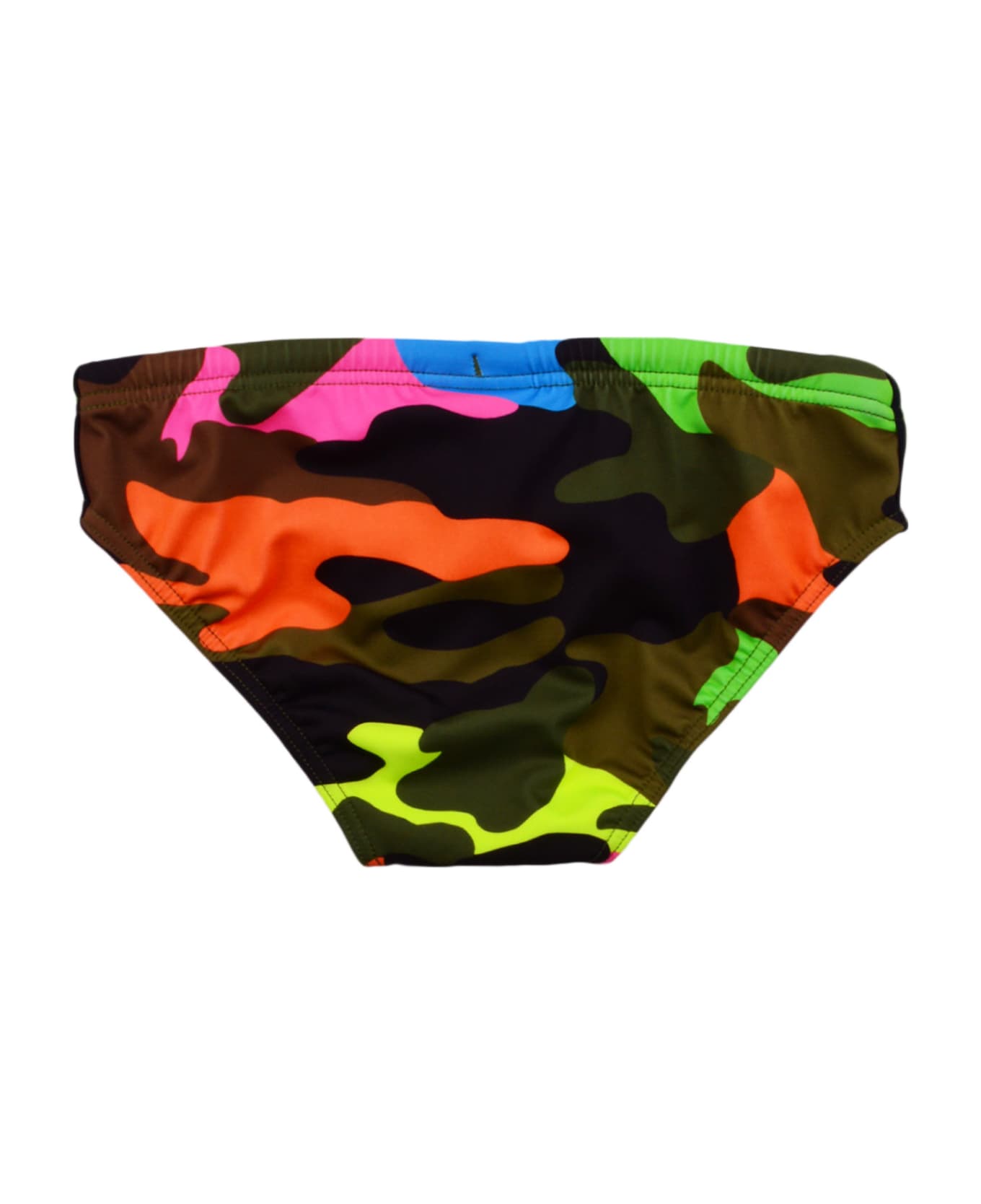 MC2 Saint Barth Swimsuit With Camouflage Print - Multicolor