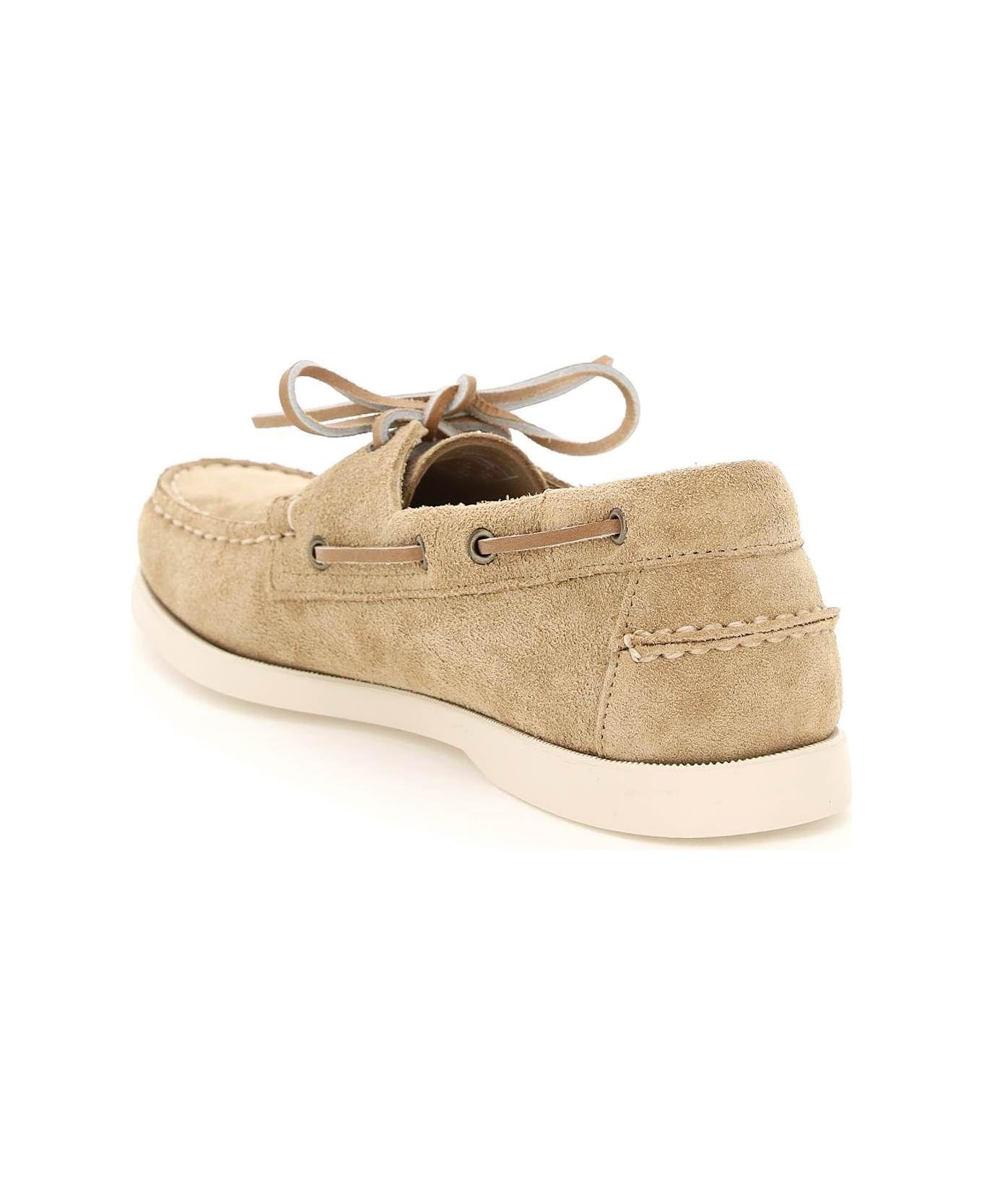 Sebago Docksides Portland Suede Mocassin - Beige Camel