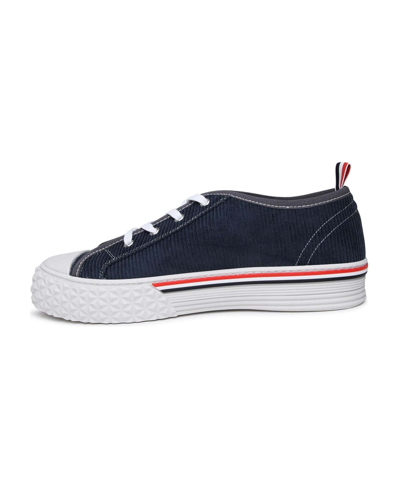 Thom Browne Light Blue Corduroy Sneaker - BLUE スニーカー
