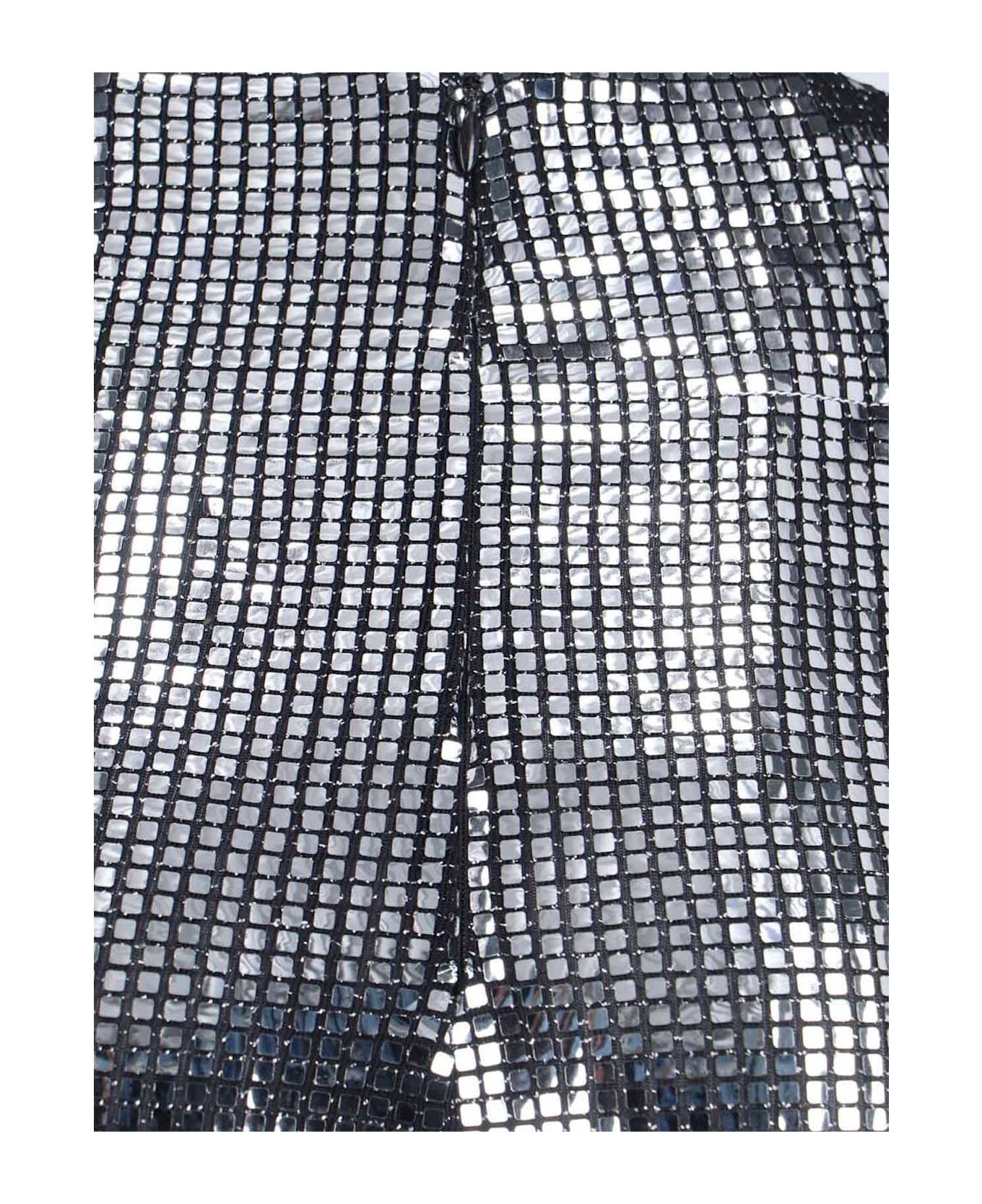 MM6 Maison Margiela Metallic Sequin Pants - Silver
