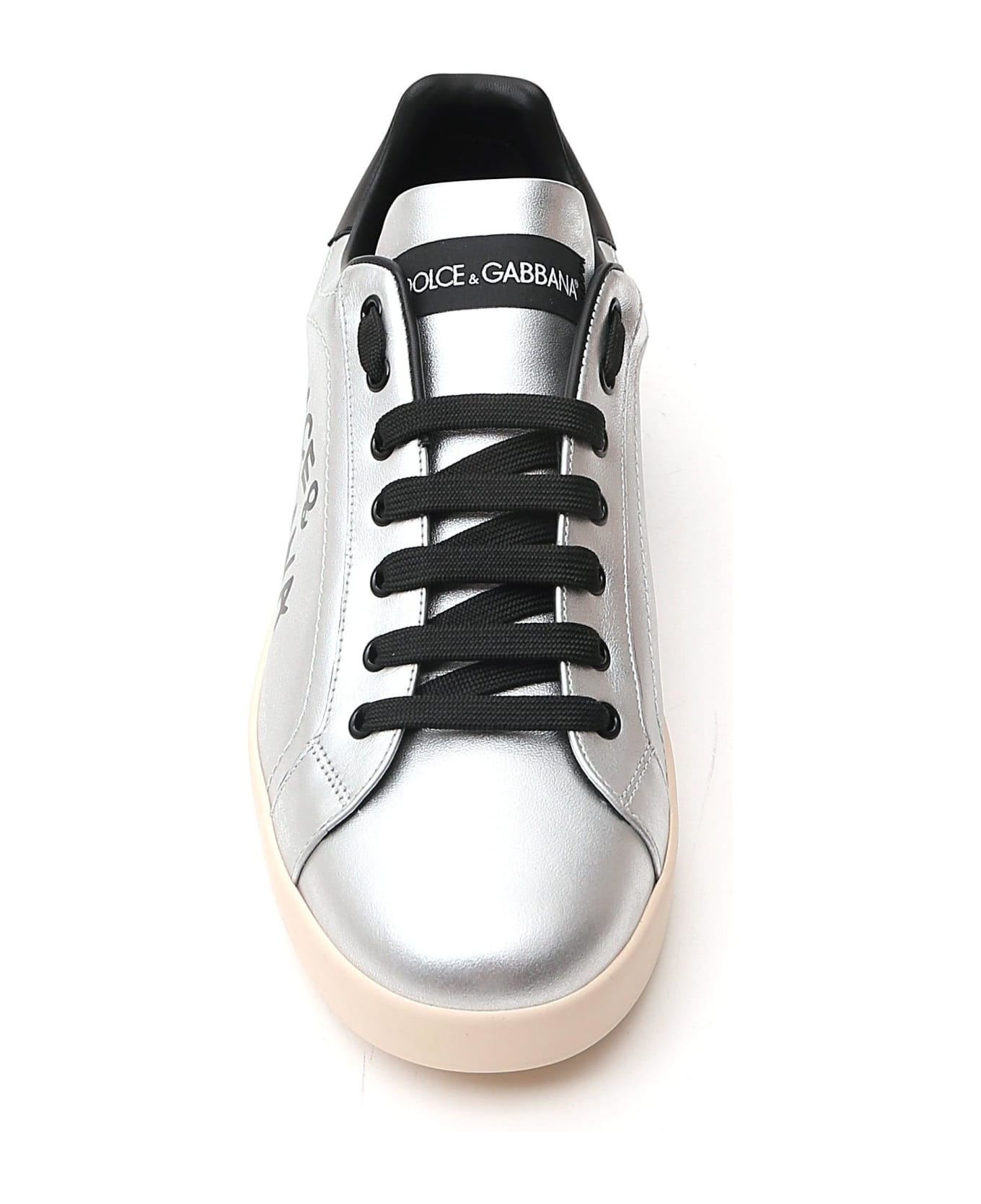 Dolce & Gabbana Portofino Sneakers - Argento