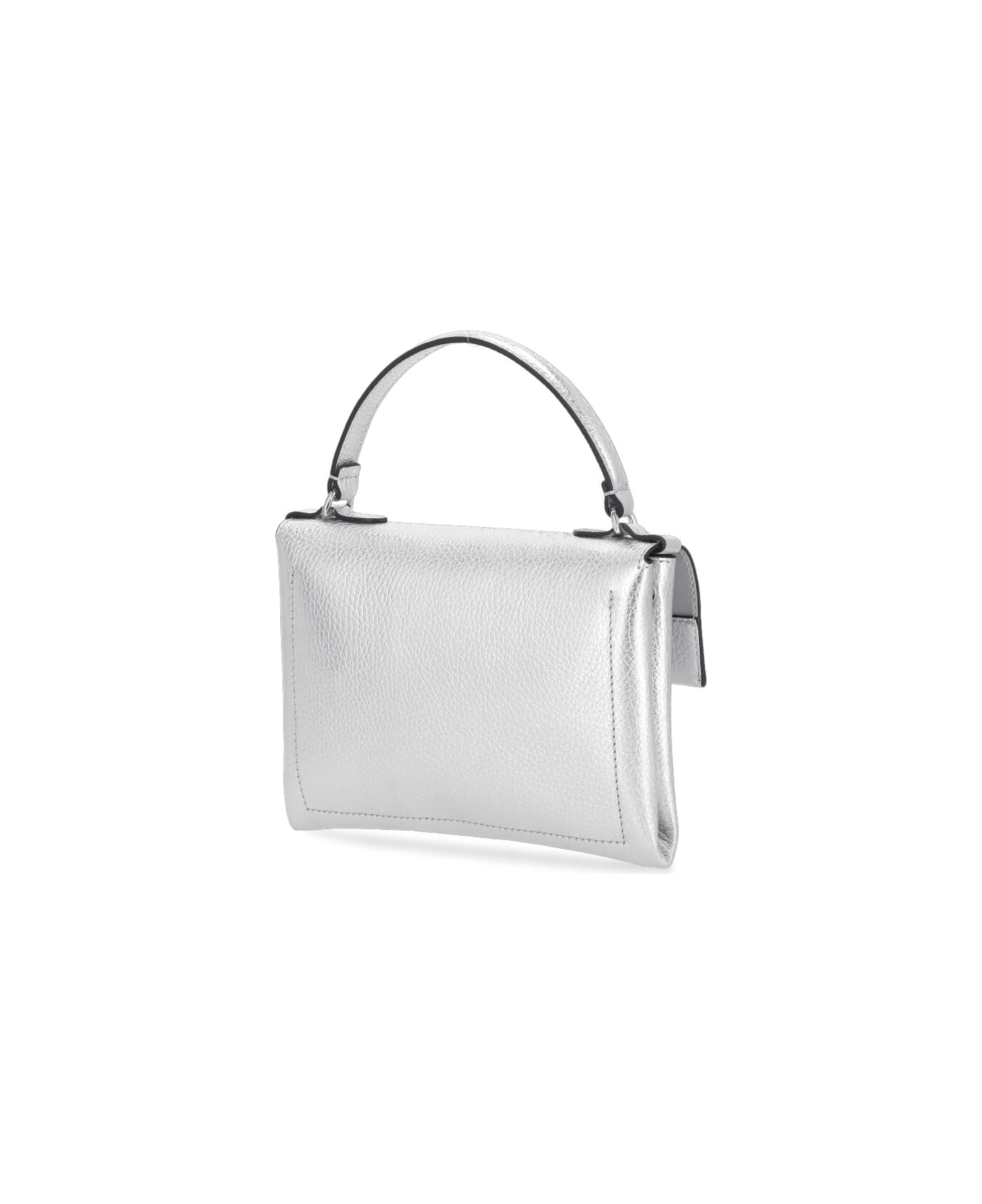 Coccinelle Arlettis Mini Shoulder Bag - Silver