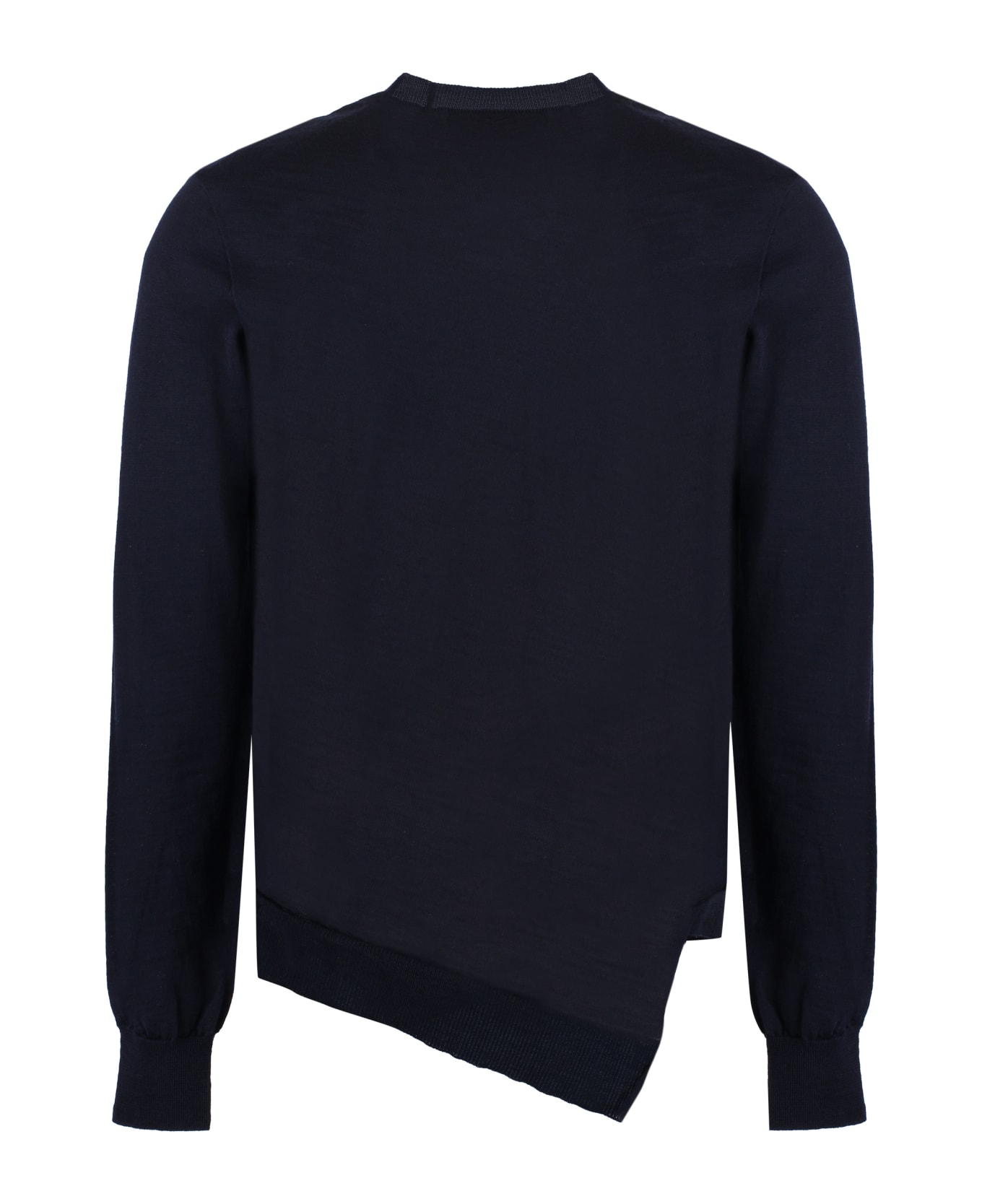 Comme des Garçons Shirt Lacoste X Comme Des Garçons - Crew-neck Wool Sweater - blue