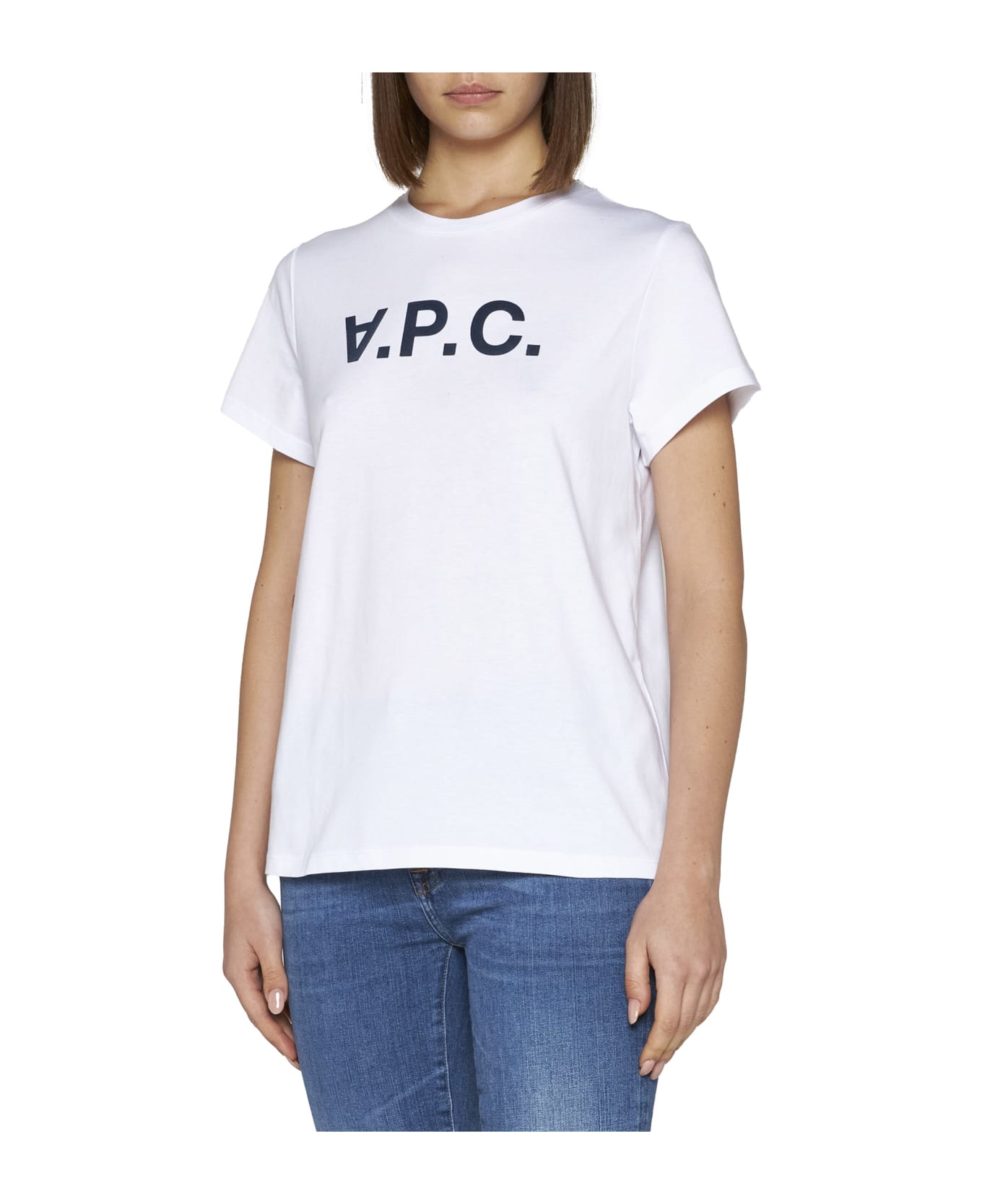 A.P.C. Logo T-shirt - Blue