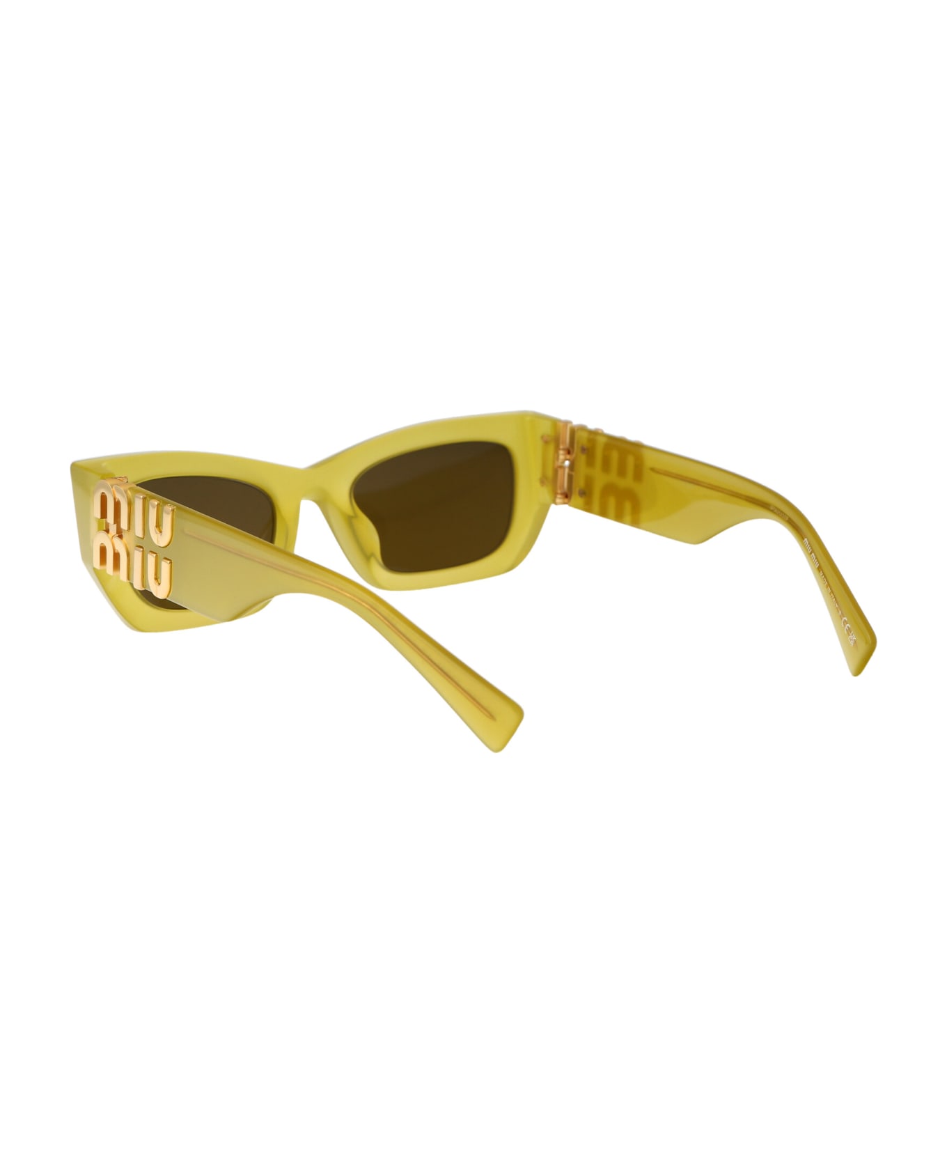 Miu Miu Eyewear 0mu 09ws Sunglasses - 17L01T Ananas Opal