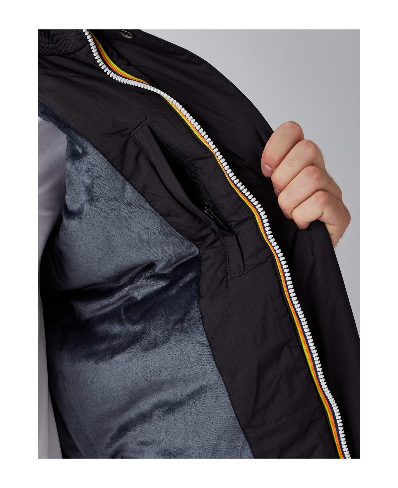 K-Way Amaury Ripstop Prime Marmotta Jacket - NERO