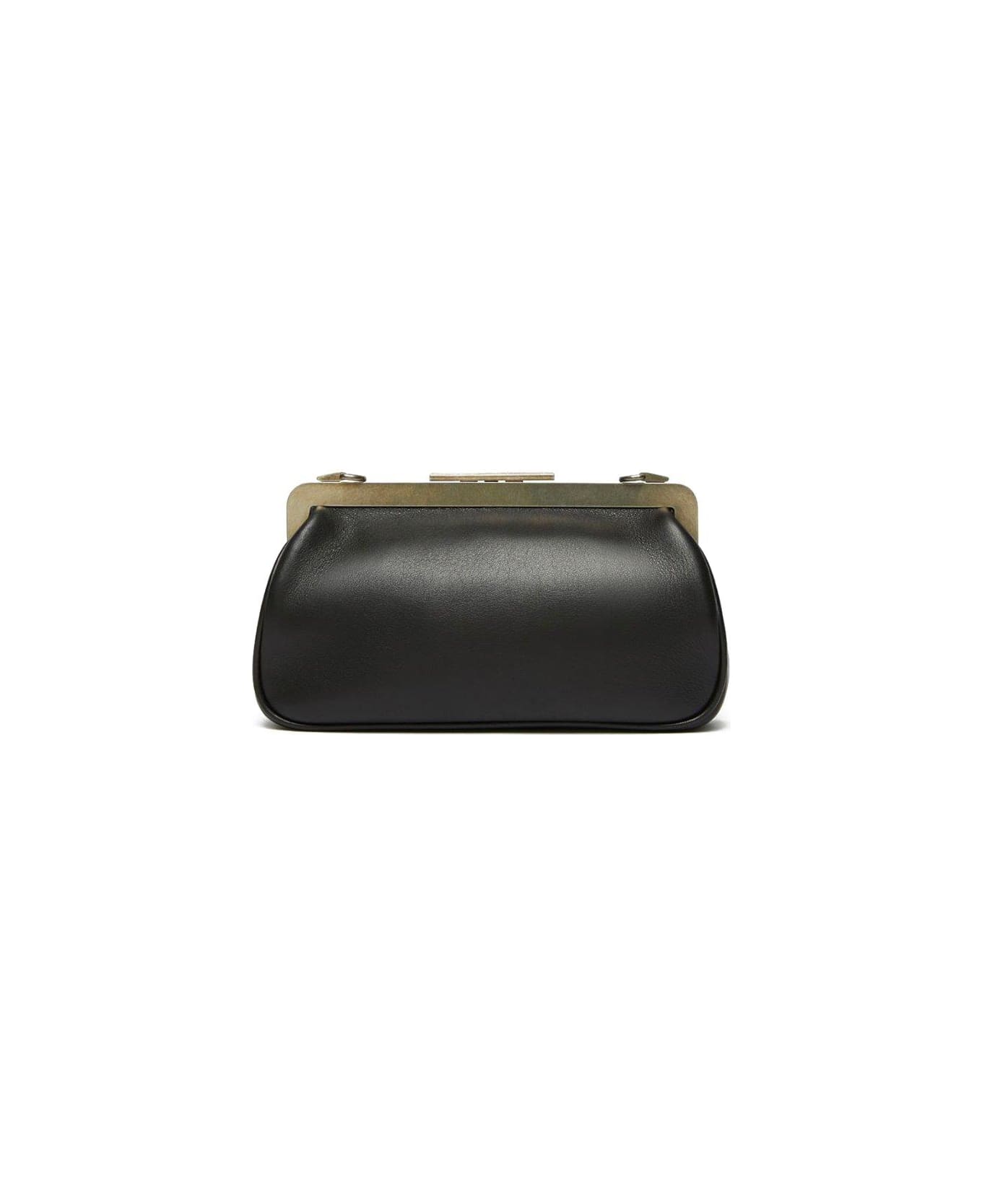 Max Mara Logo Detailed Shoulder Bag - Black