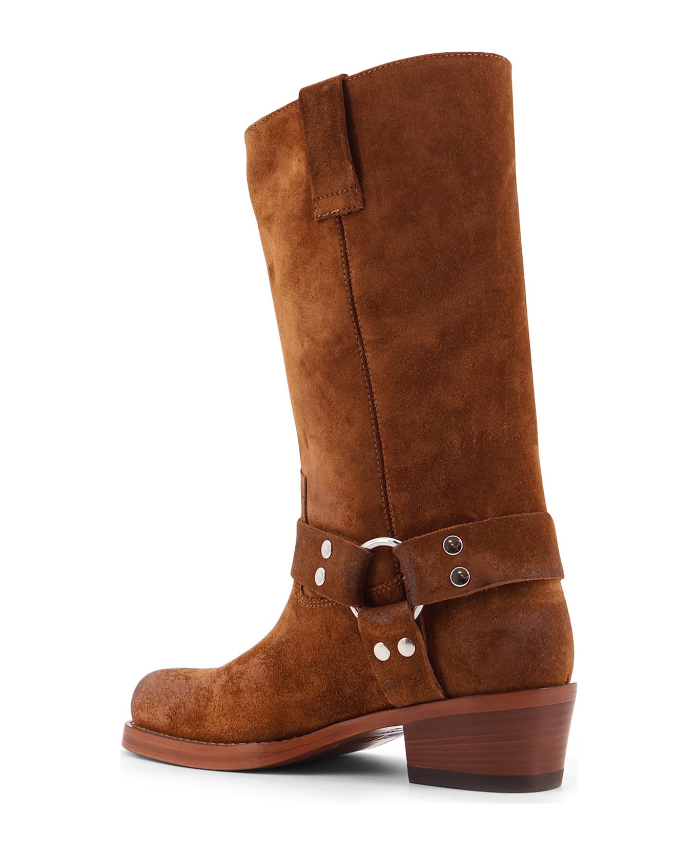 Paris Texas Waxed Suede Boots - Brandy