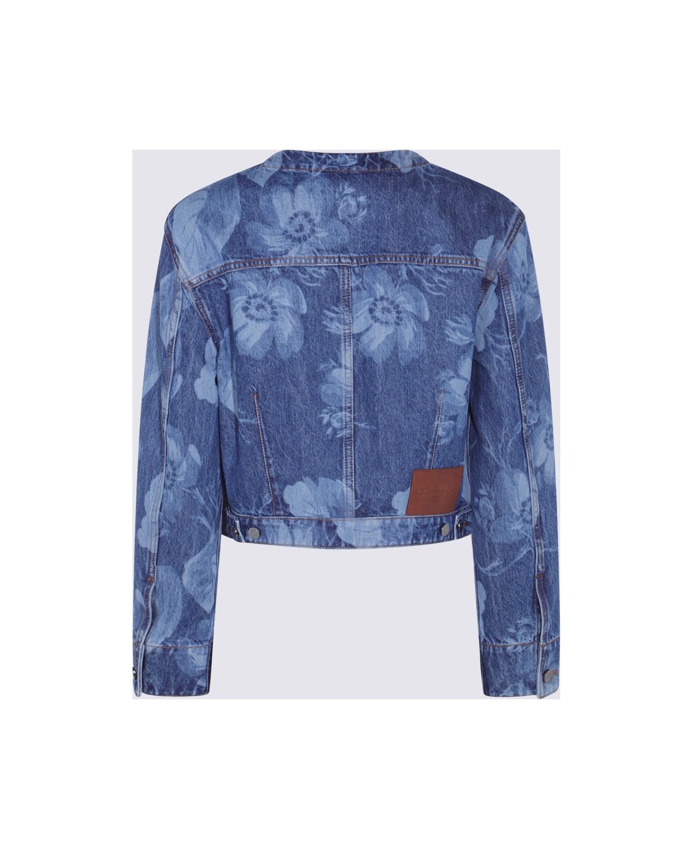 Fendi Blue Cotton Denim Jacket - OCEAN