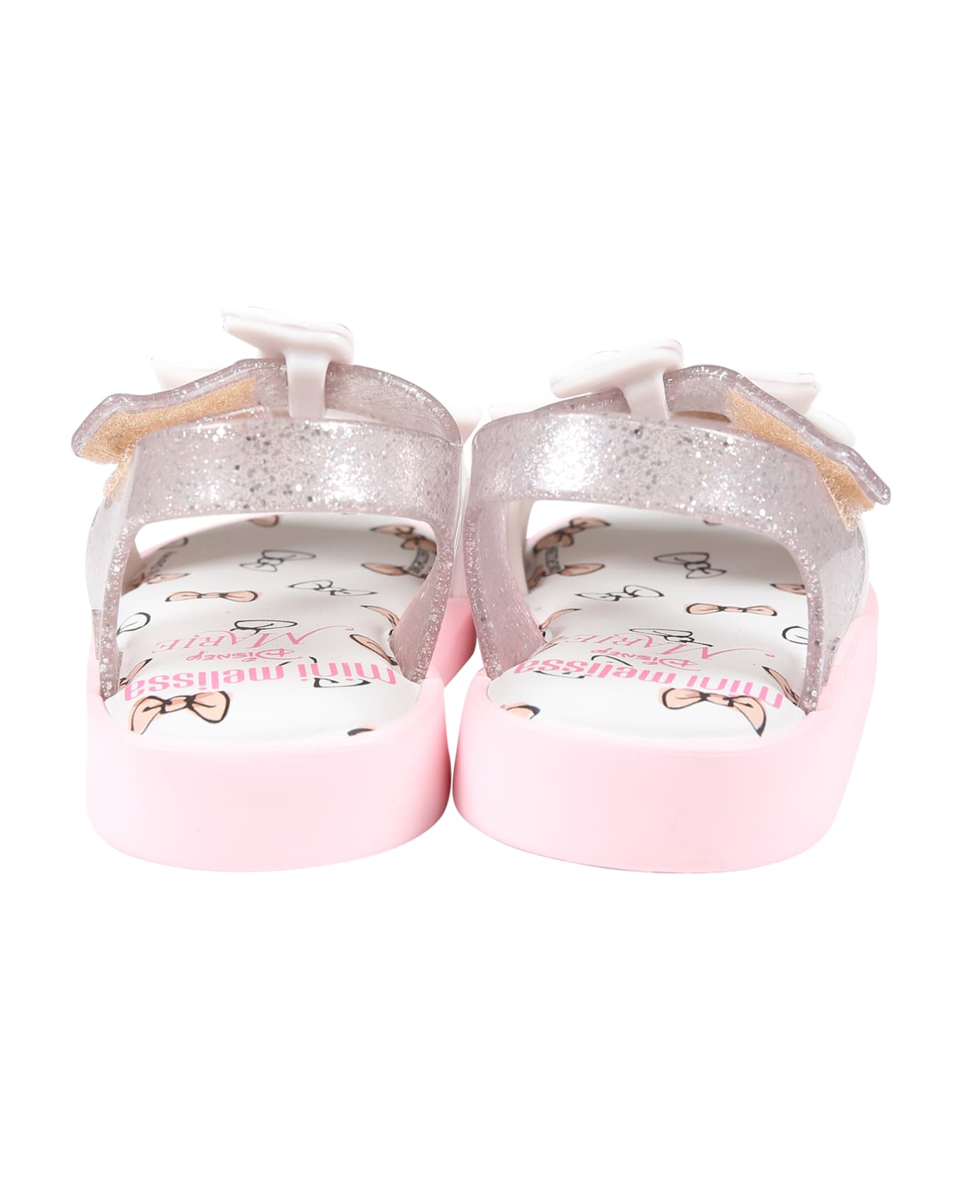 Melissa Pink Sandals For Girl With Marie - Pink