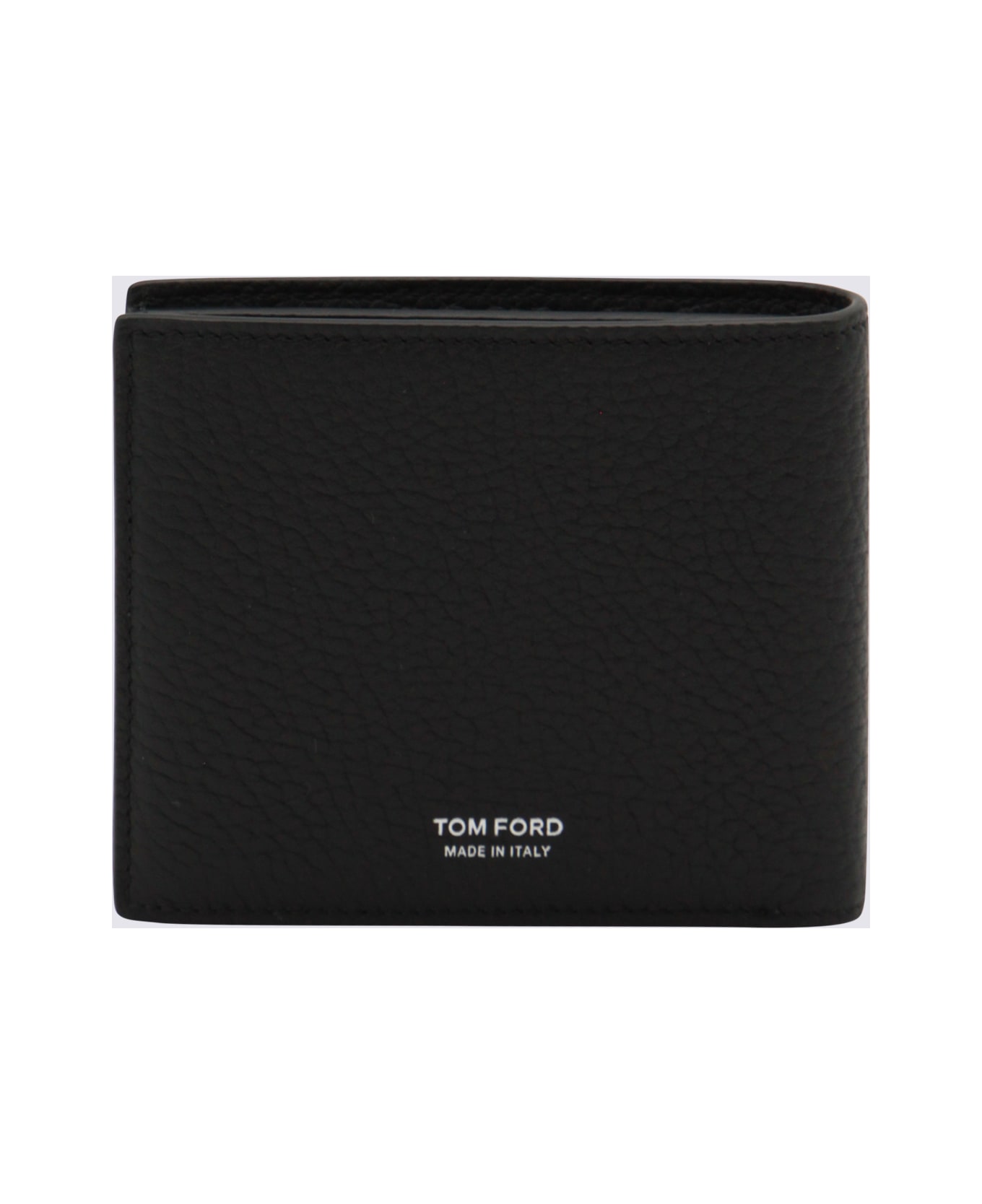 Tom Ford Black Leather Wallet - Black