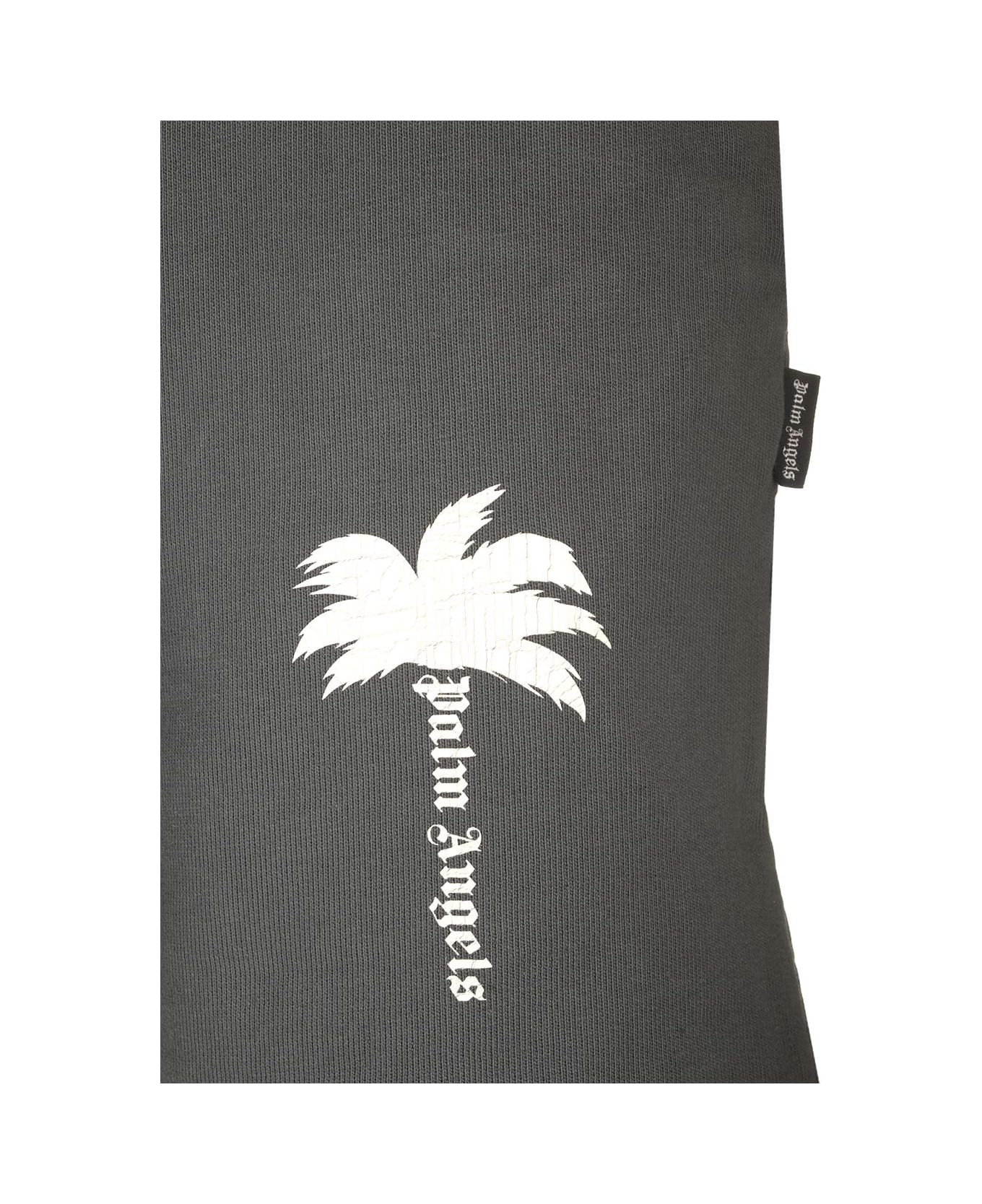 Palm Angels Fleece Bermuda Shorts - DARK GREY