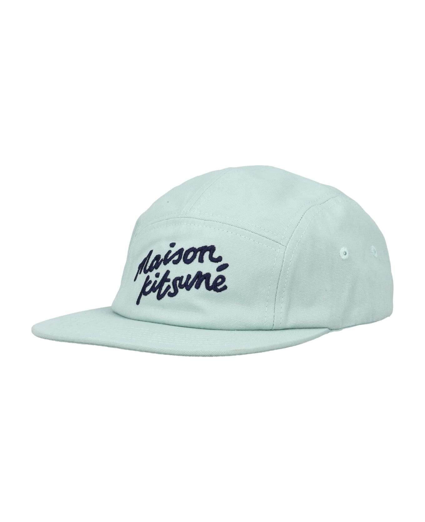 Maison Kitsuné Handwriting 5p Cap - Blue 帽子