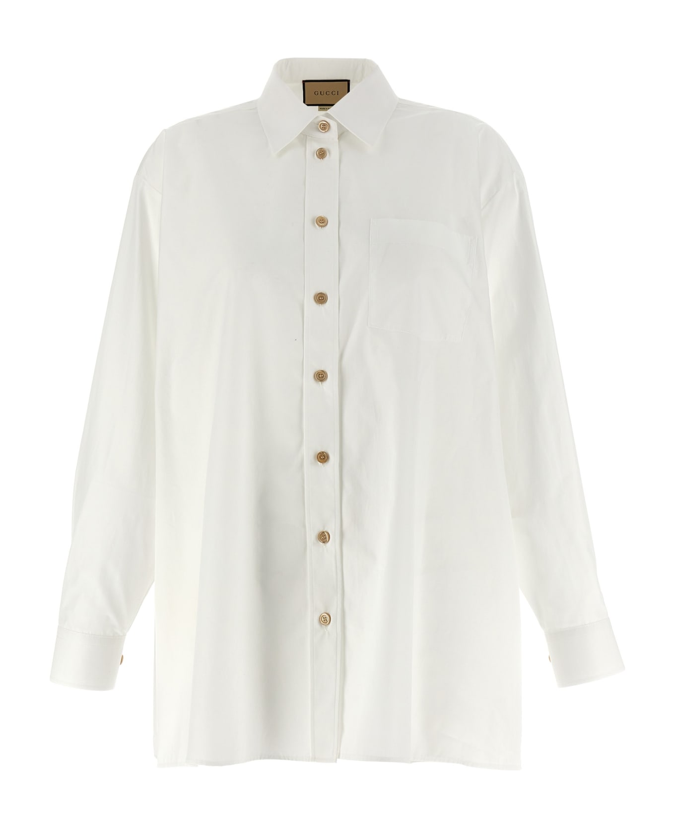 Gucci Logo Shirt - White