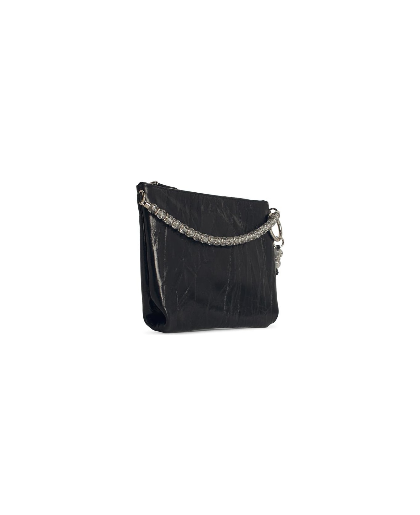 Jimmy Choo 
callie
 Black Leather Bag - Black