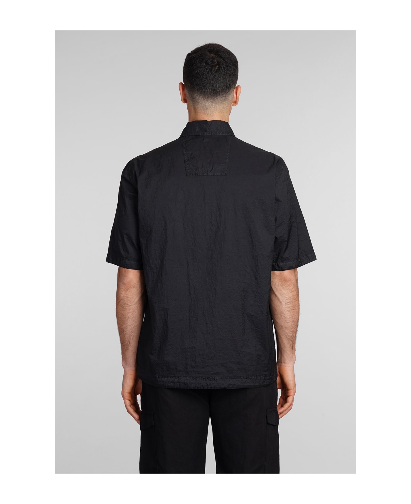 C.P. Company Shirt In Black Polyamide - black