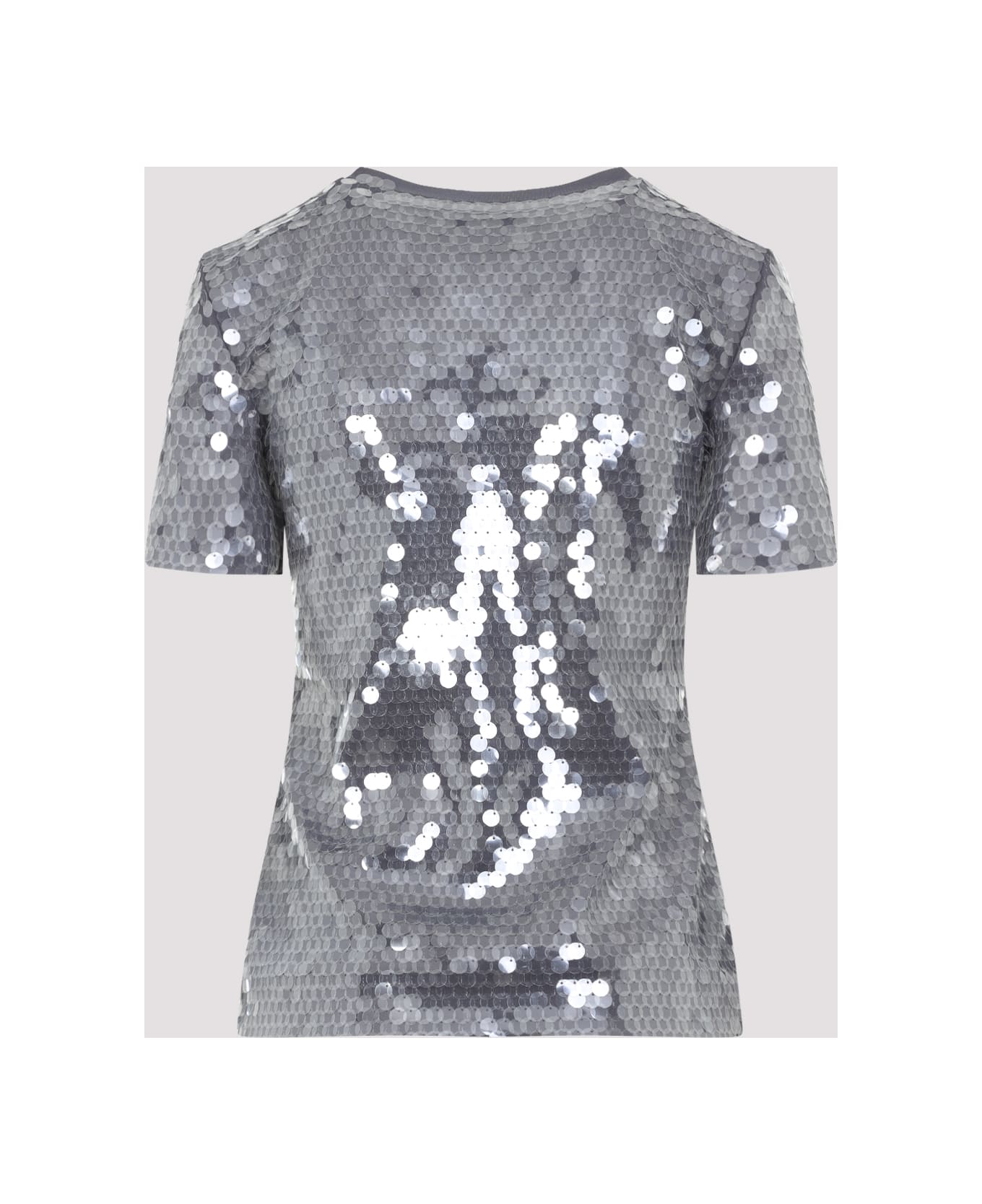SportMax Kibbutz Sequined T-shirt - BLACK