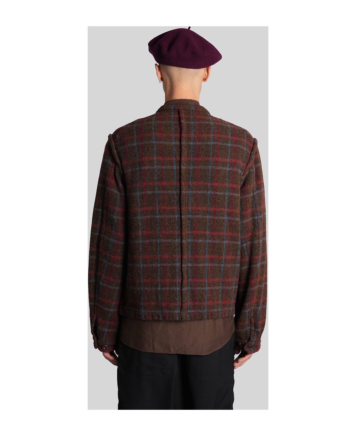 Undercover Jun Takahashi Casual Jacket In Brown Wool - brown