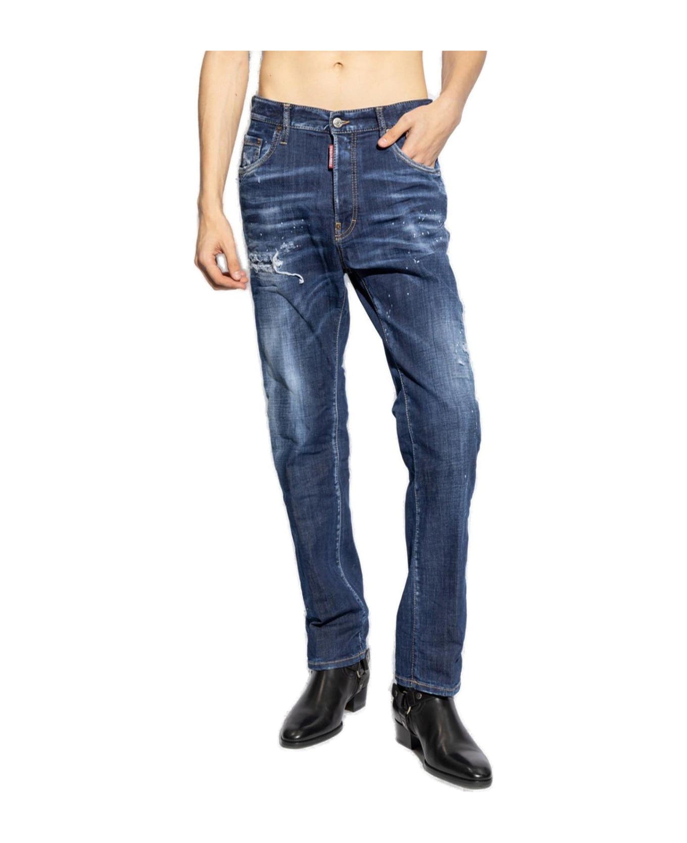 Dsquared2 Mid-rise Slim Jeans - Blue