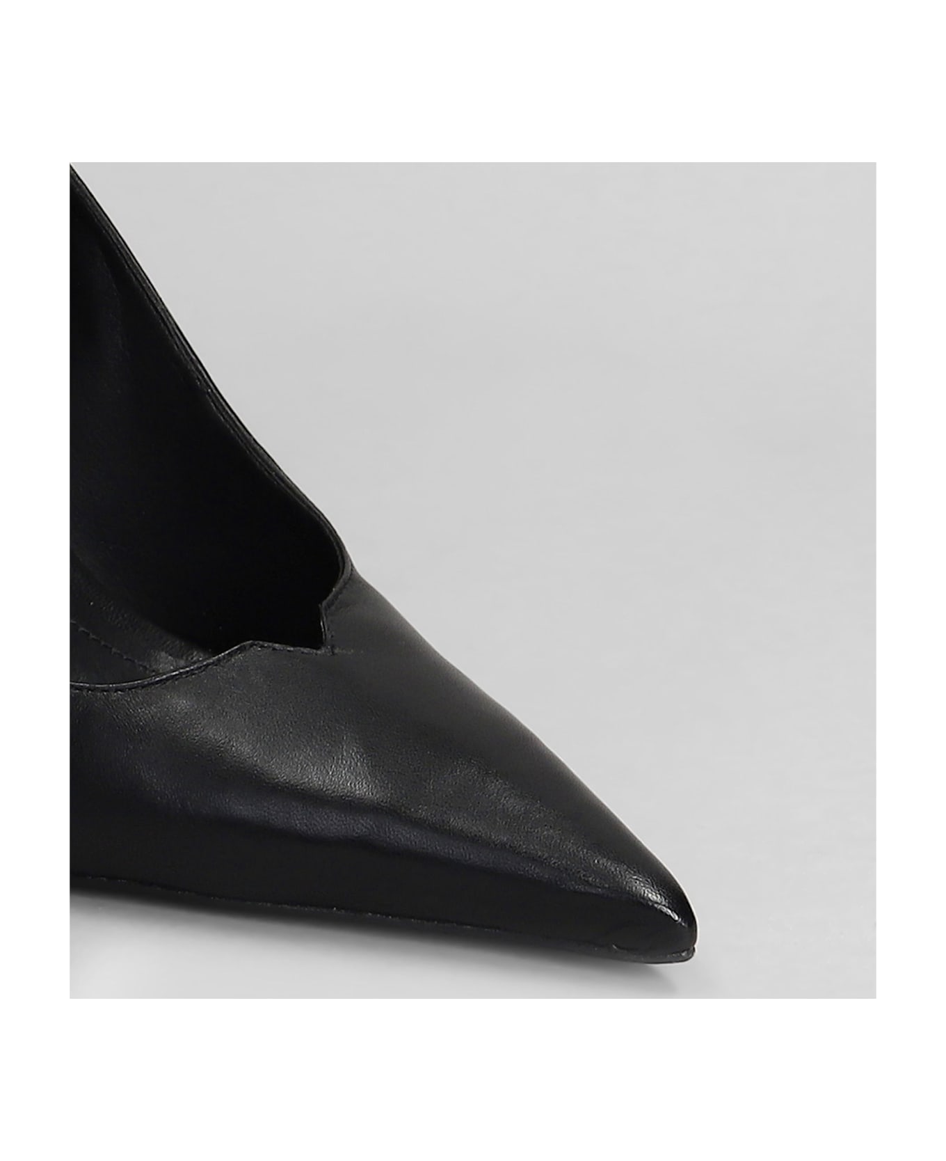 Schutz Pumps In Black Leather - black