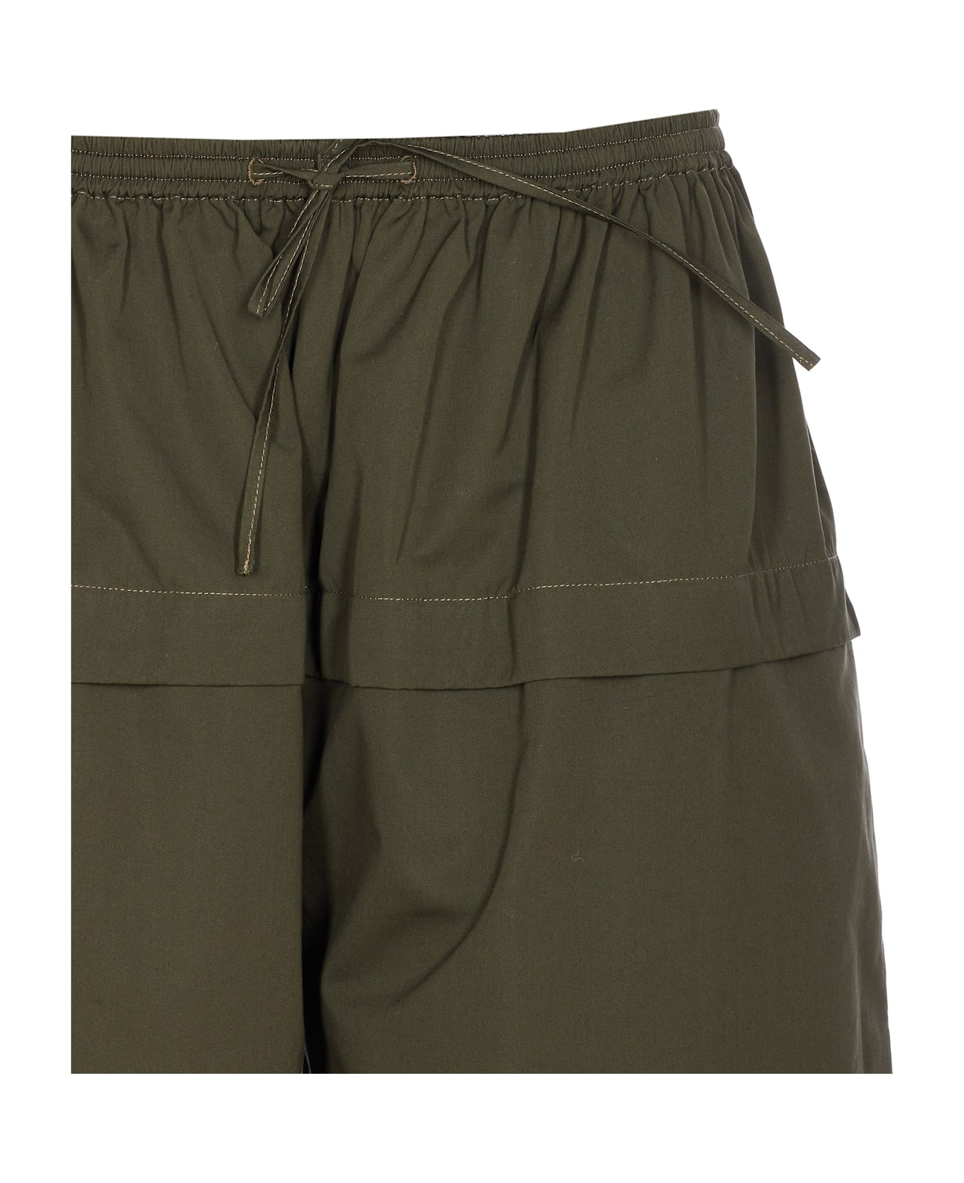 Alaia Peplum Pants - Green