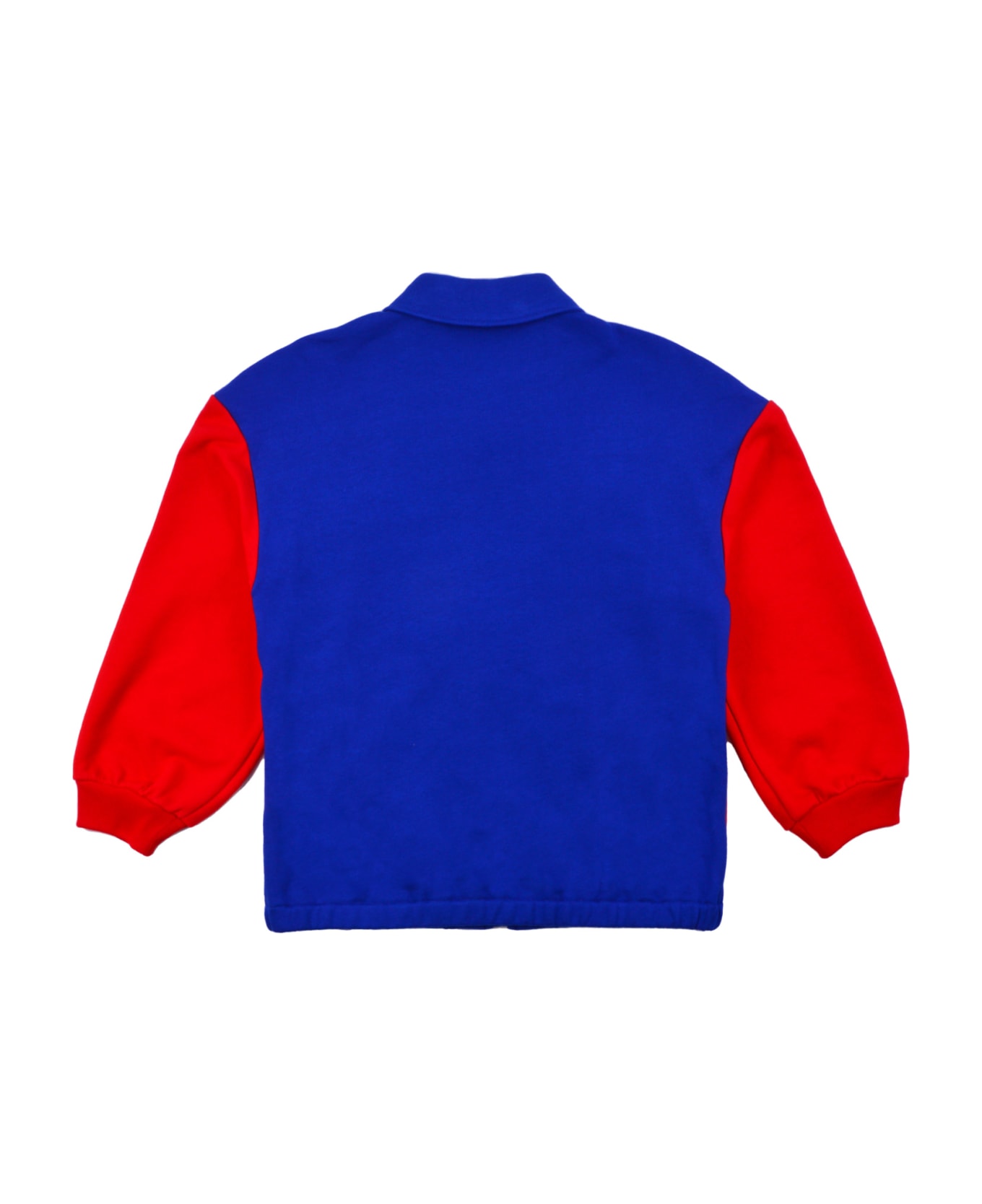 Gucci side Zipped Cotton Jersey Sweatshirt - Blue