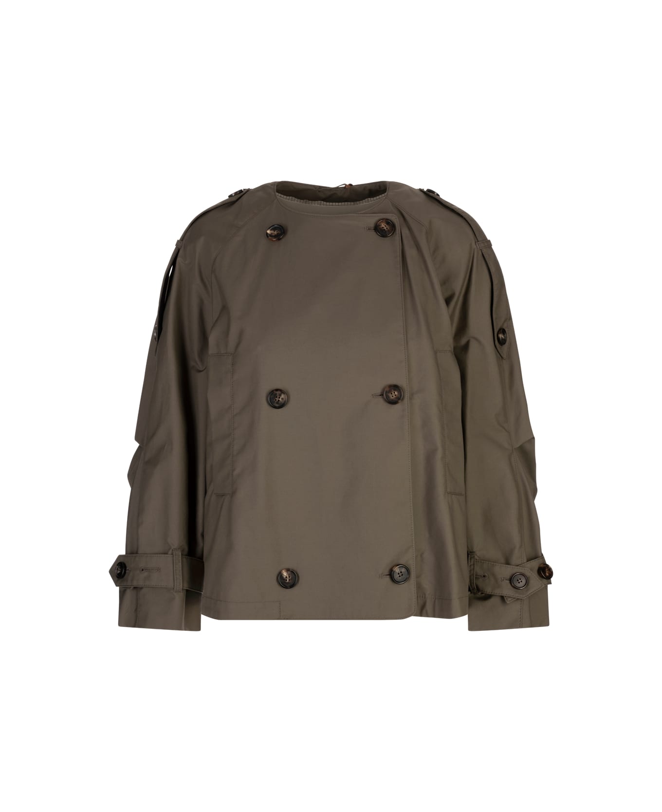 Max Mara Green Jim Trench Coat - GREEN