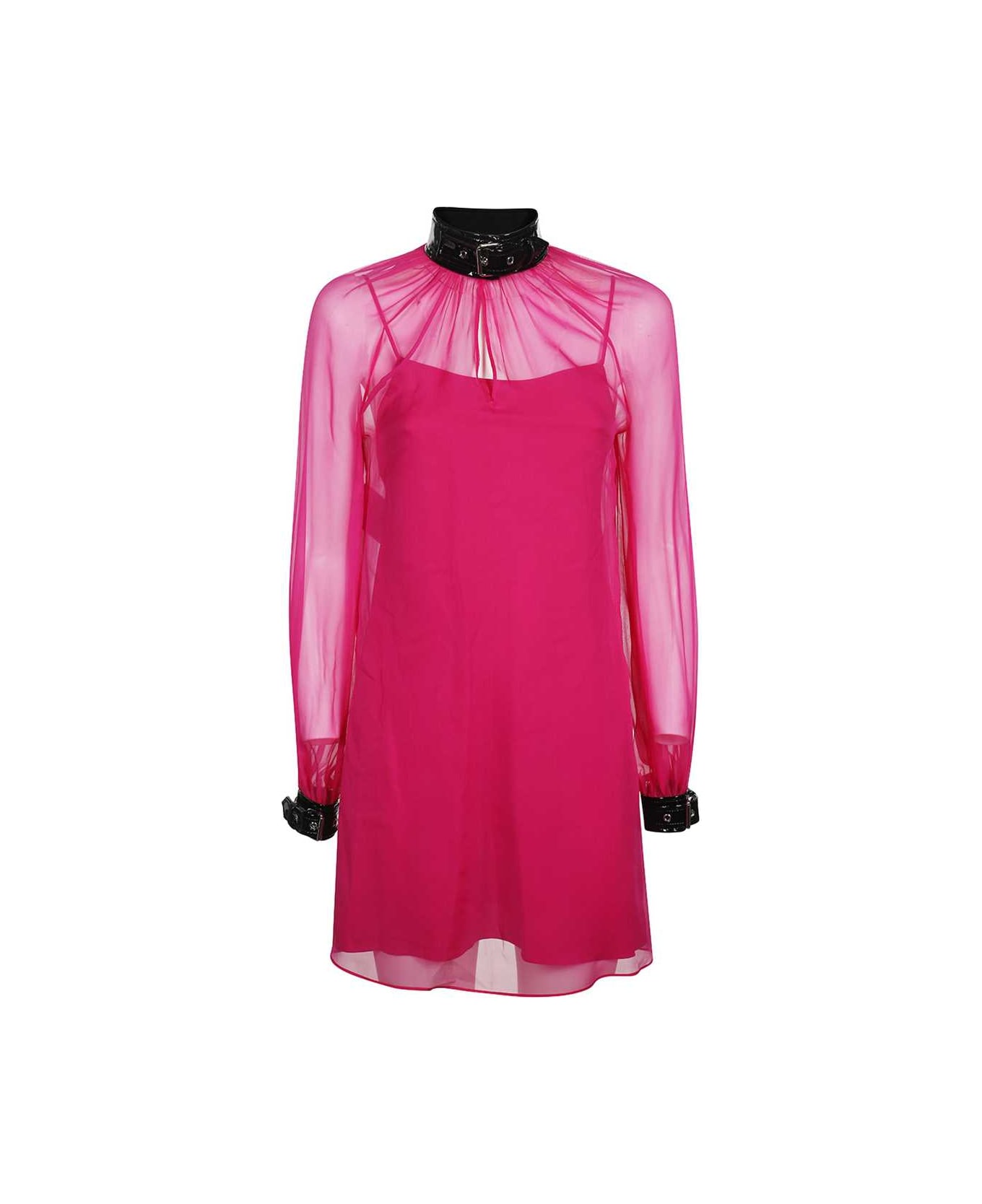 Moschino Silk Mini Dress - Fuchsia ブラウス