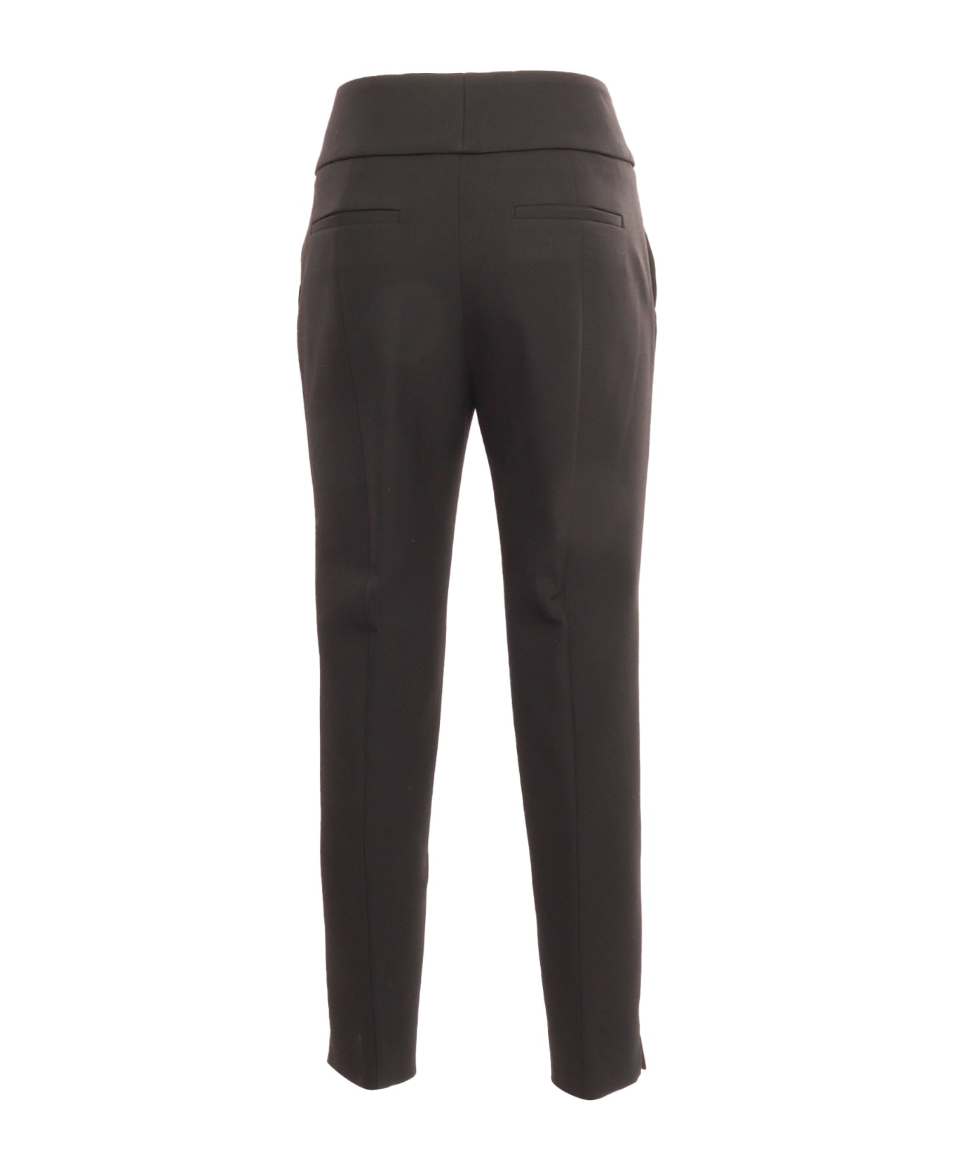Peserico Slim-fit Pants - BLACK