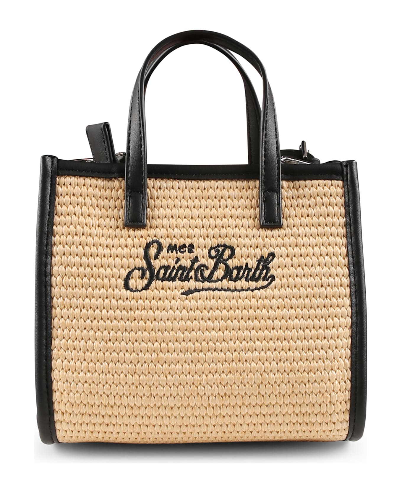 MC2 Saint Barth Beige Bag For Girl With Logo - Beige