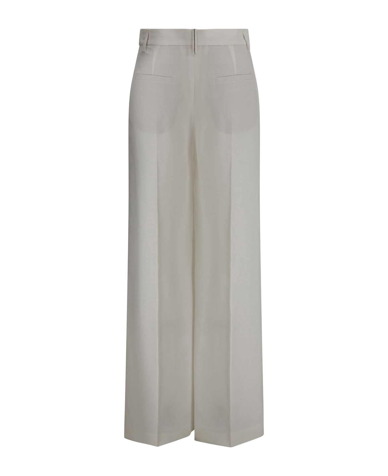 Brunello Cucinelli Wide Leg Pants - Naturale