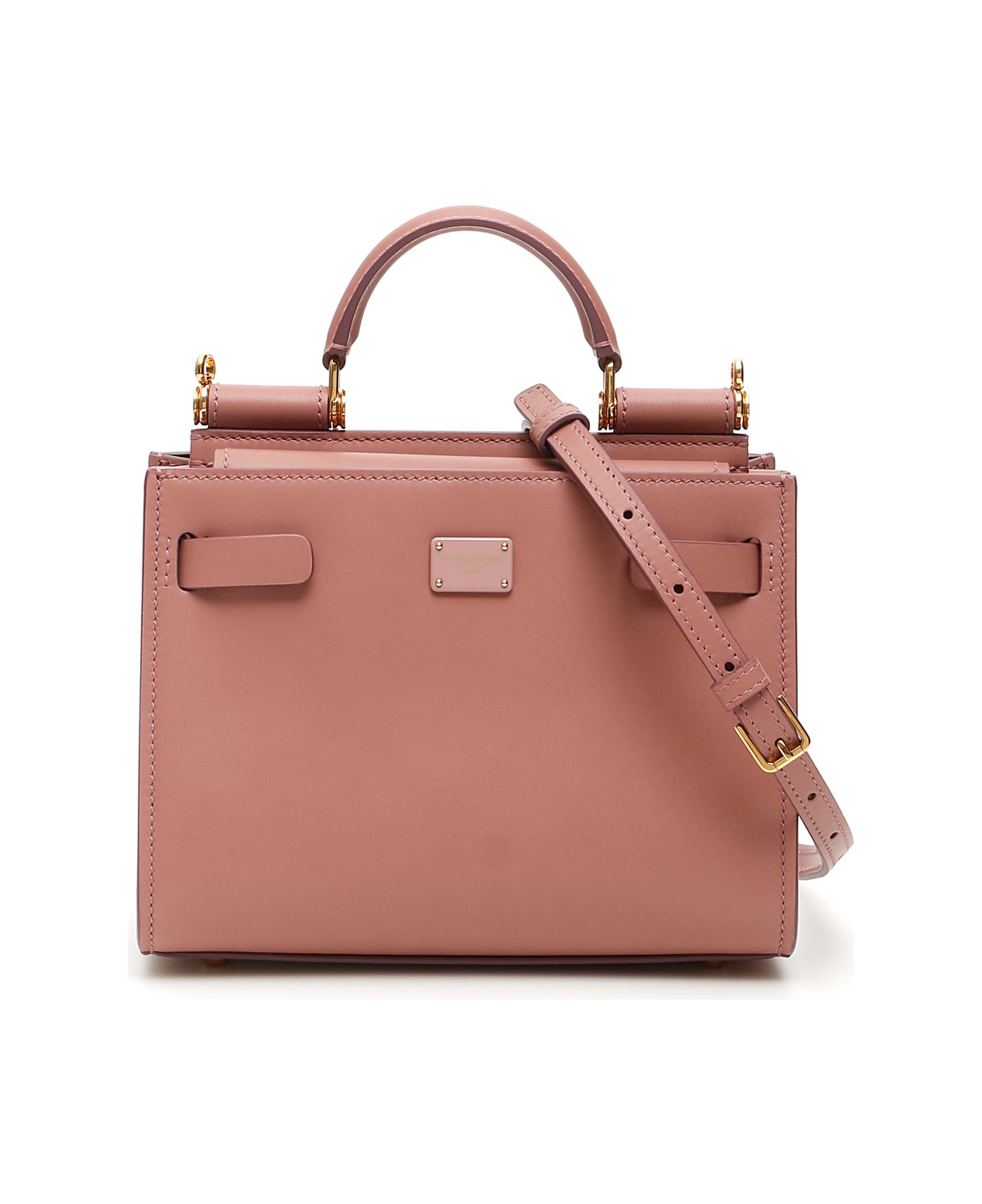 Dolce 
Gabbana Sicily 62 Small Leather Bag - Pink