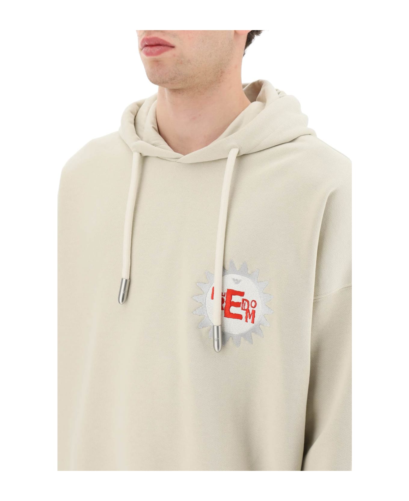 Emporio Armani 
freedom
 Hoodie - Sand