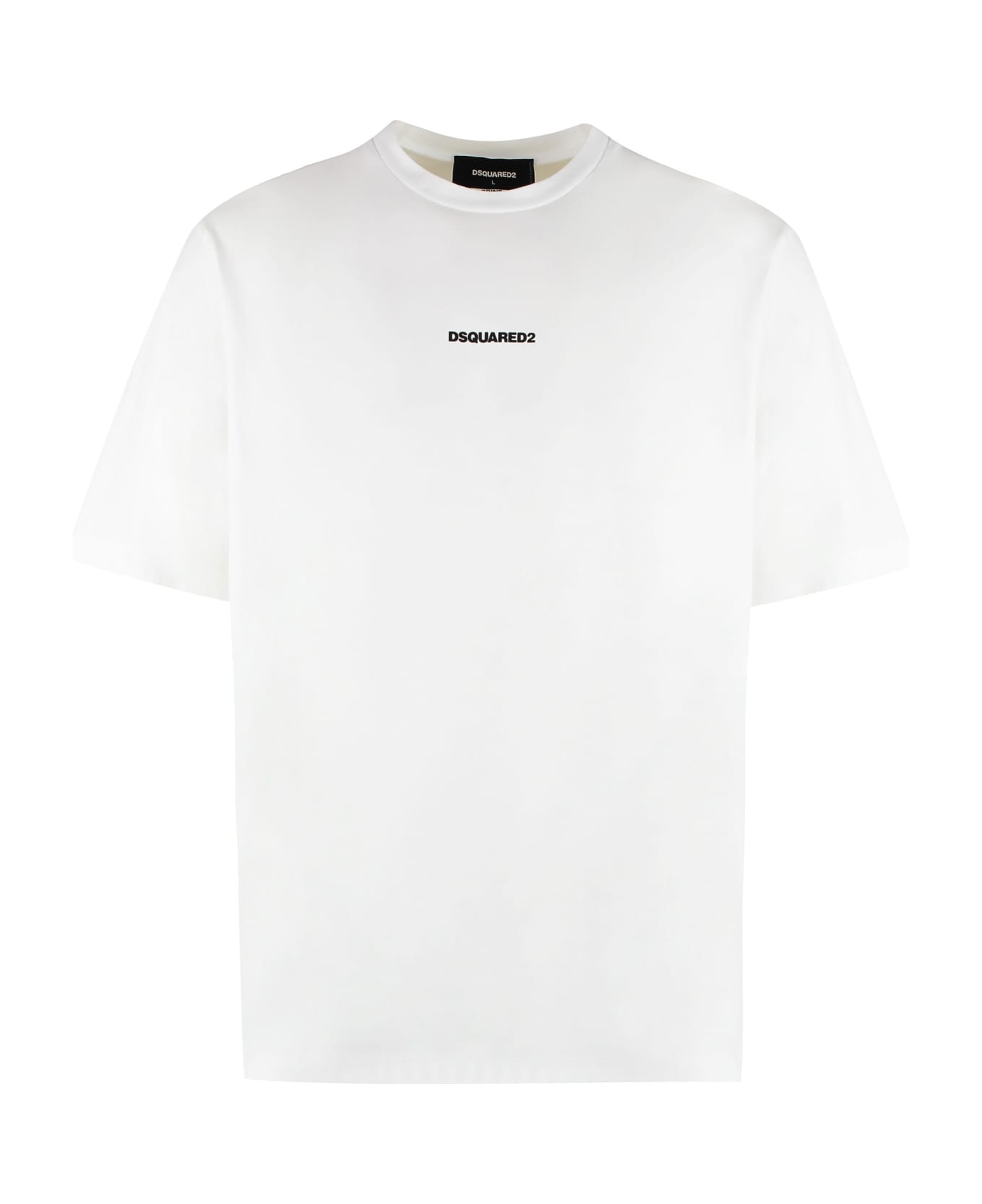 Dsquared2 Cotton Crew-neck T-shirt - WHITE