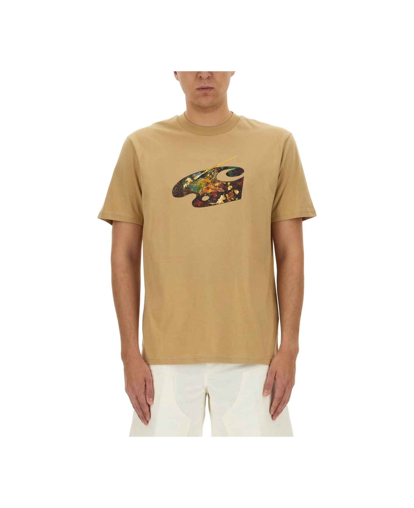 Carhartt T-shirt "palette" - BEIGE シャツ