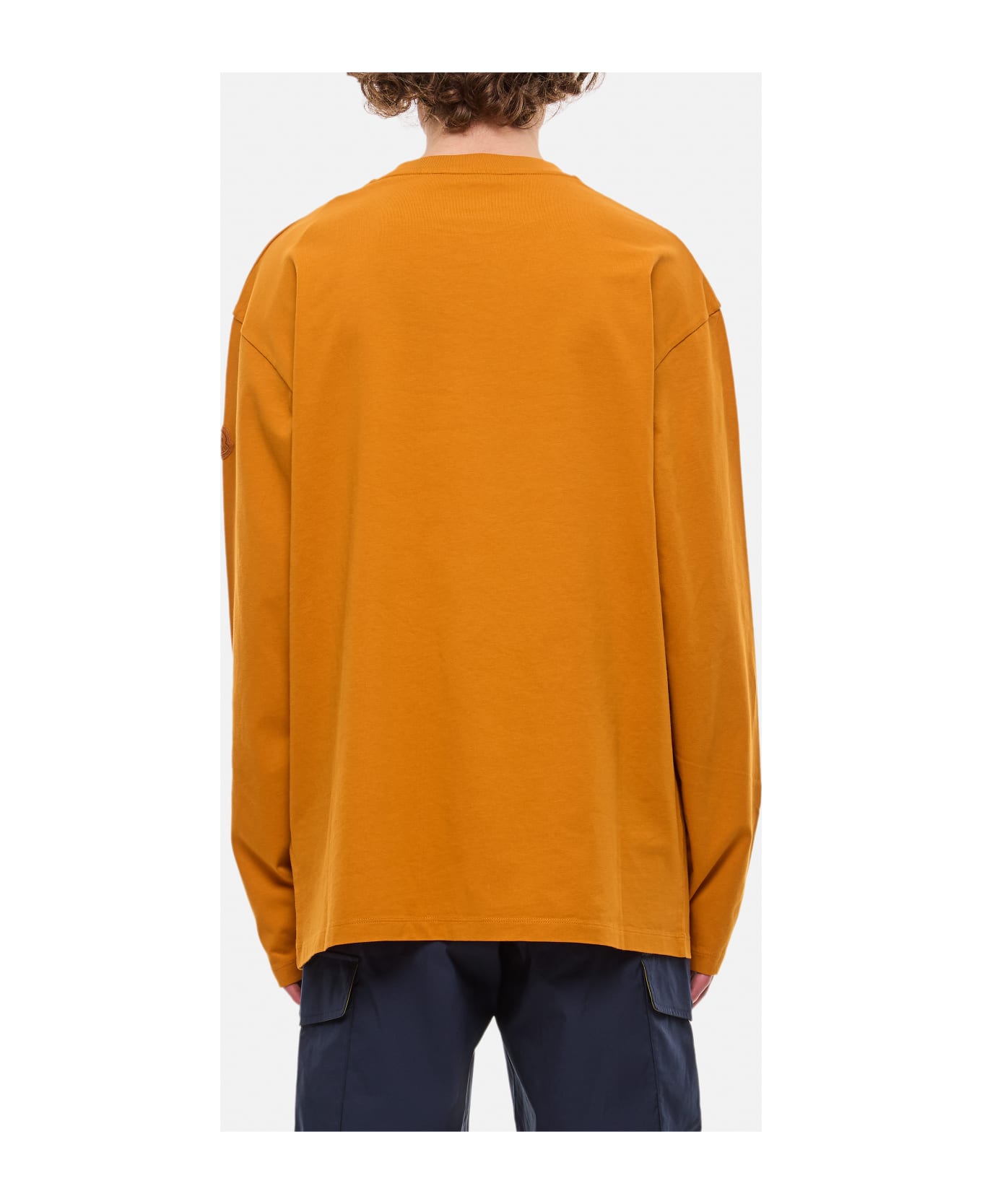 Moncler Ls Cotton T-shirt - Orange